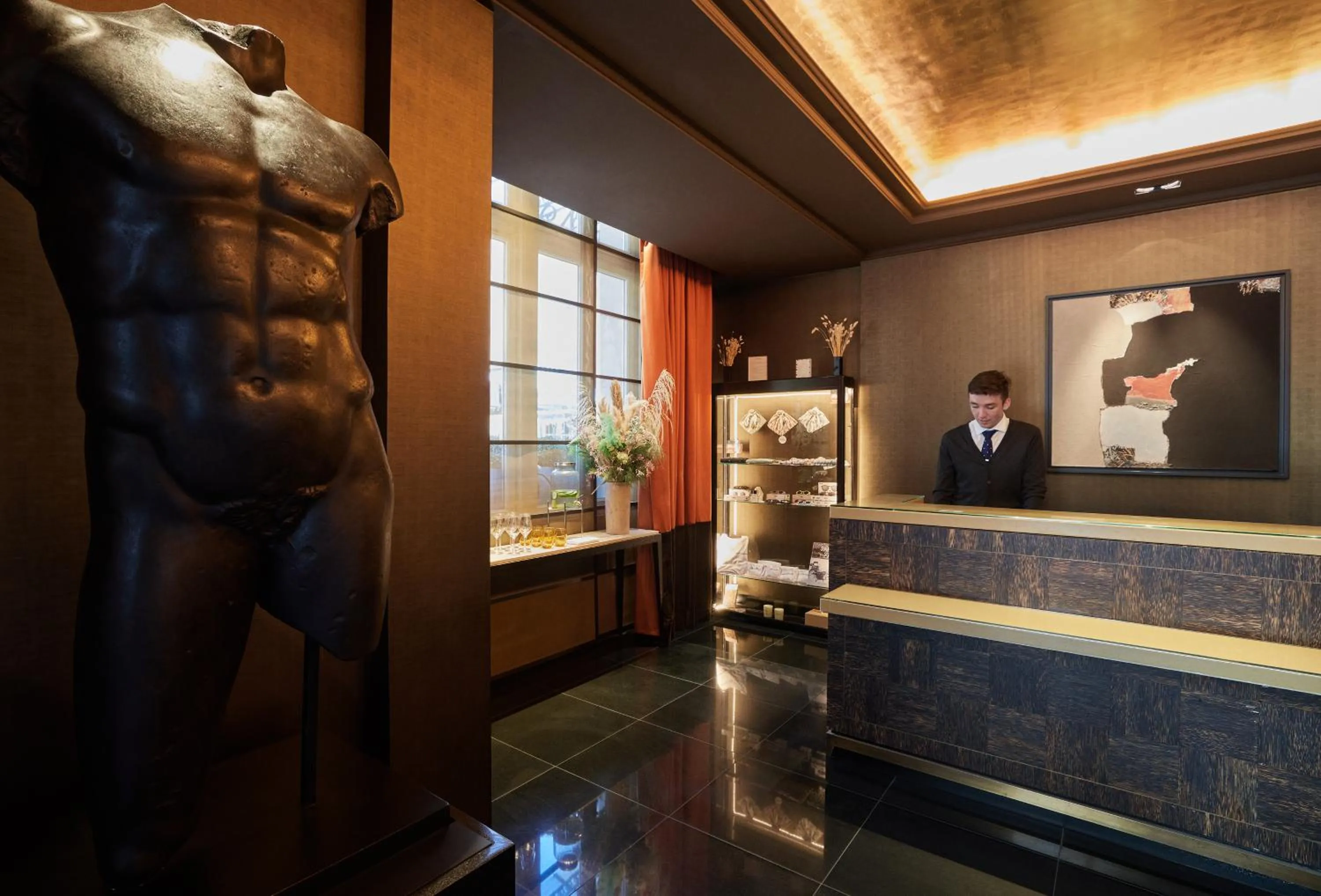 Lobby or reception in Grand Hôtel Du Palais Royal