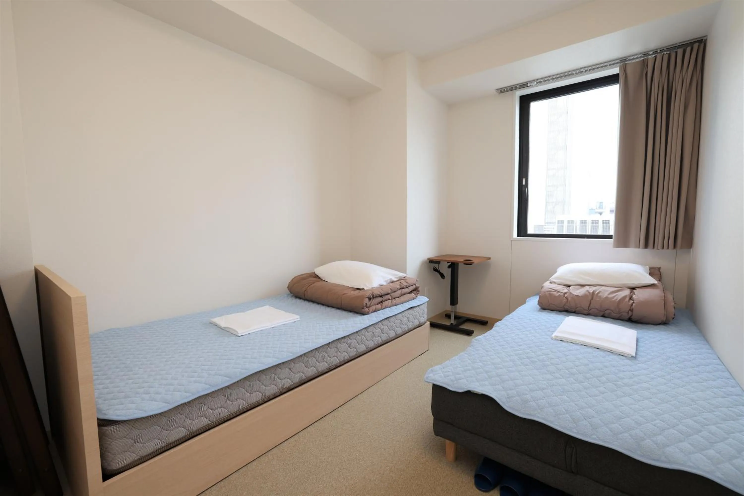 Bed in Tokyo Ueno Youth Hostel