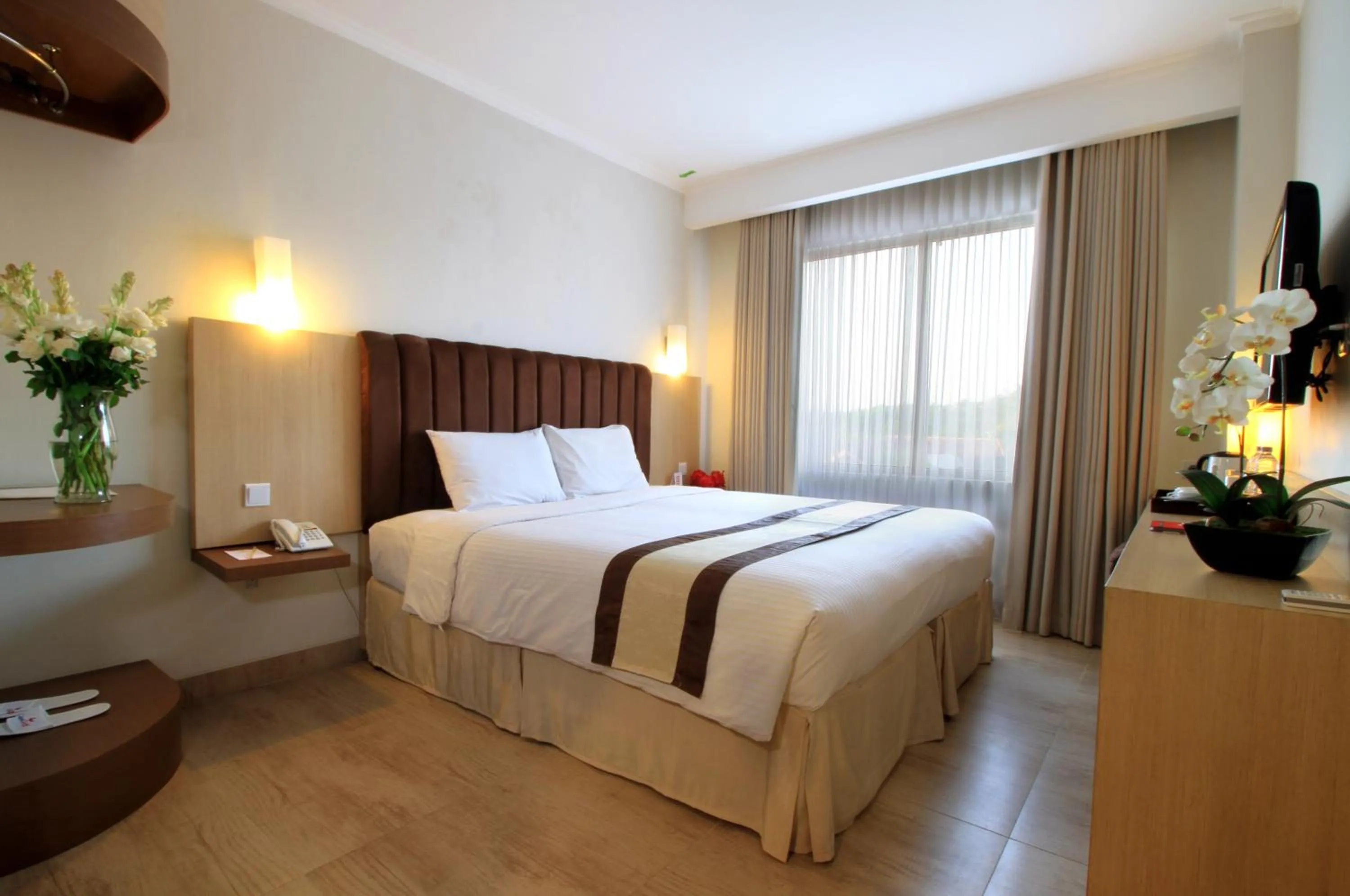 Bed in Bueno Colombo Hotel Yogyakarta