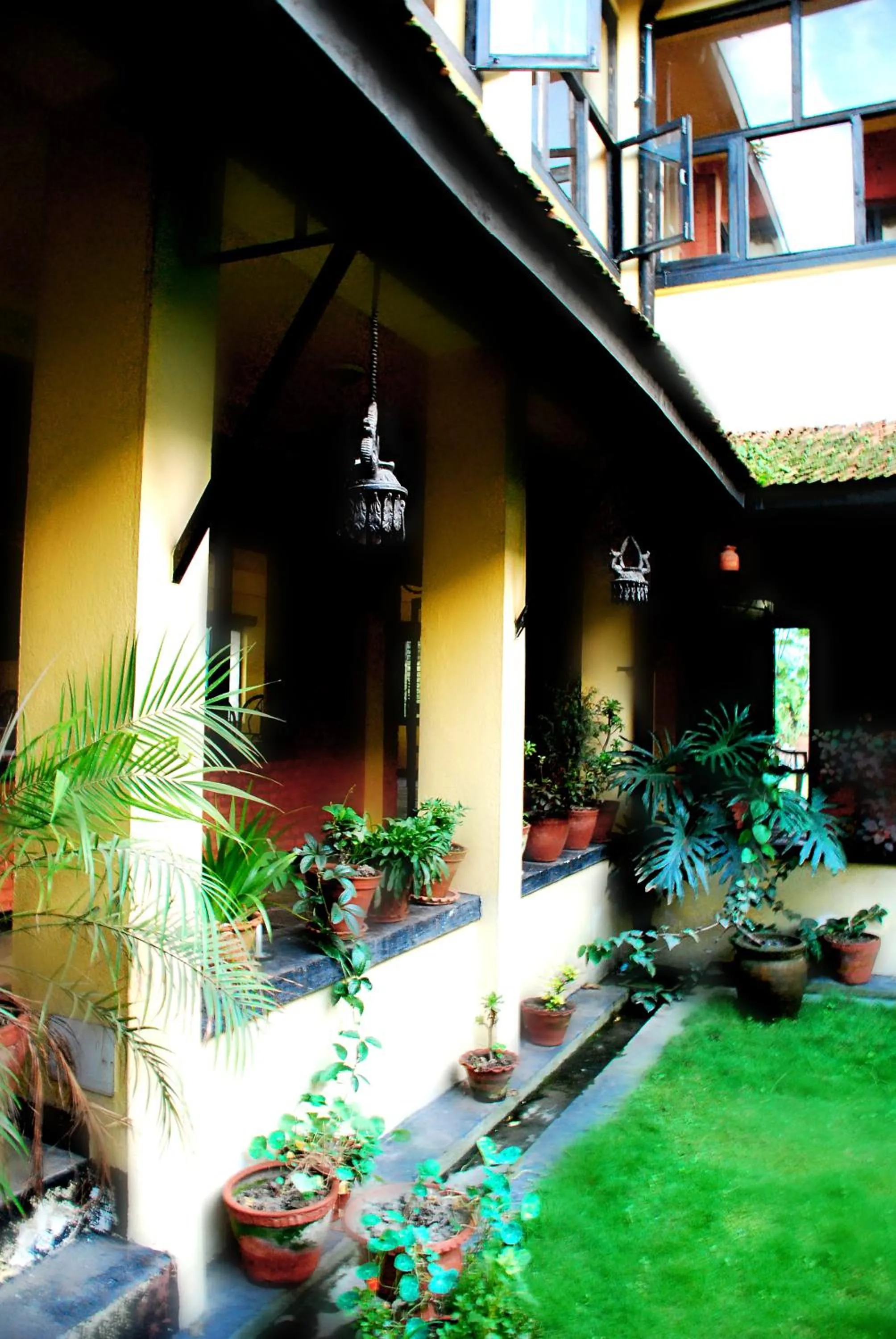 Garden in Planet Bhaktapur Hotel