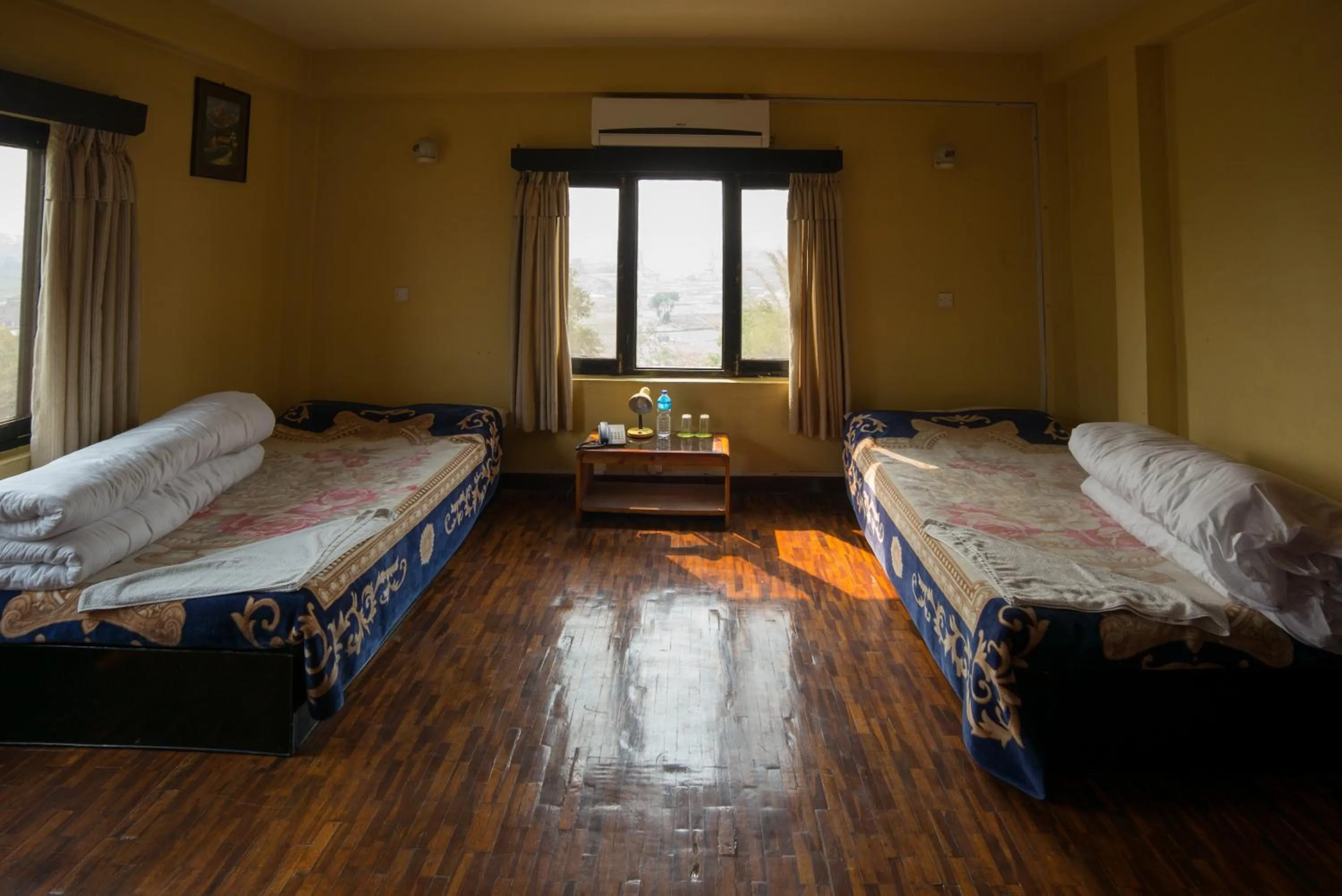 Bed in Planet Bhaktapur Hotel