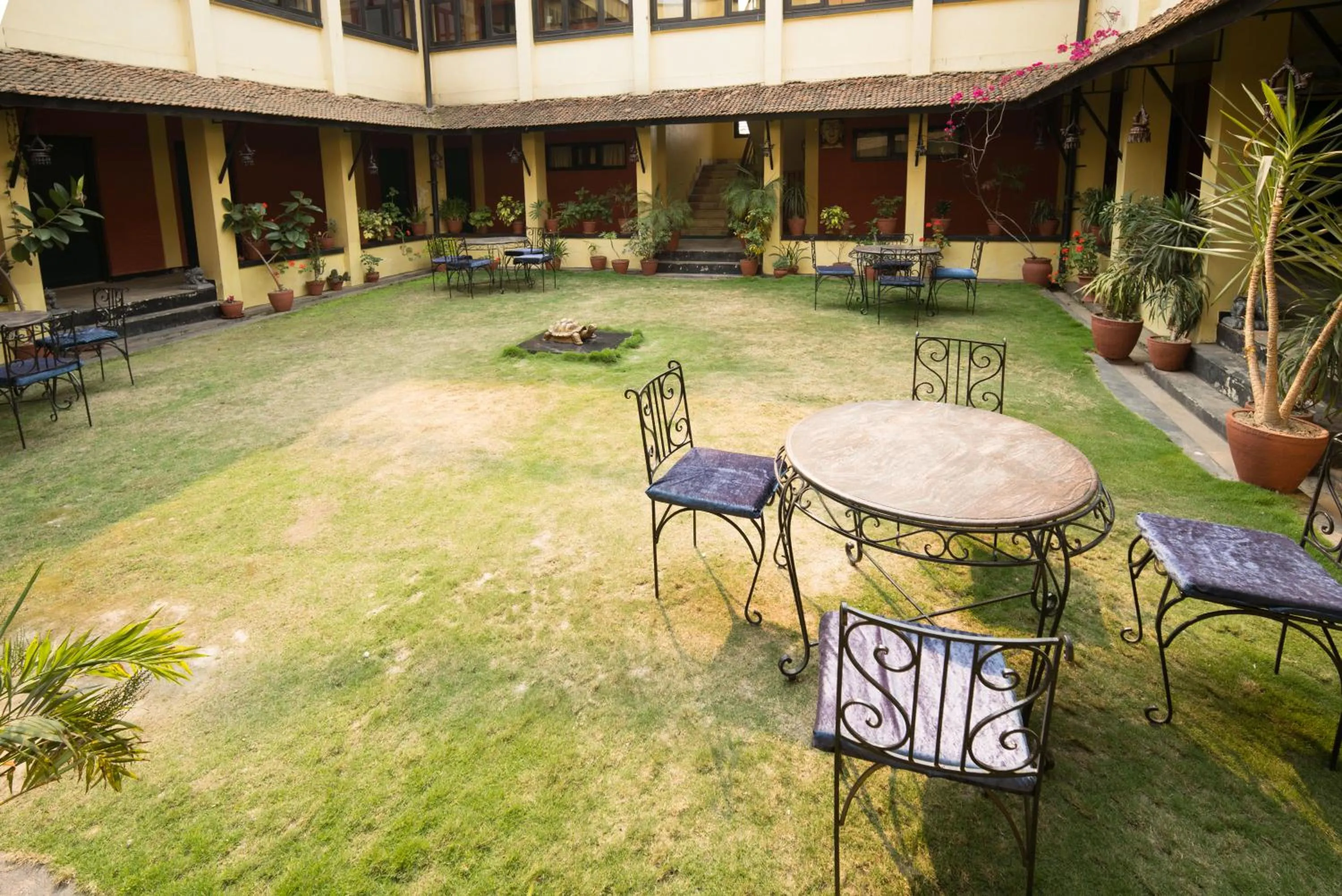 Garden in Planet Bhaktapur Hotel