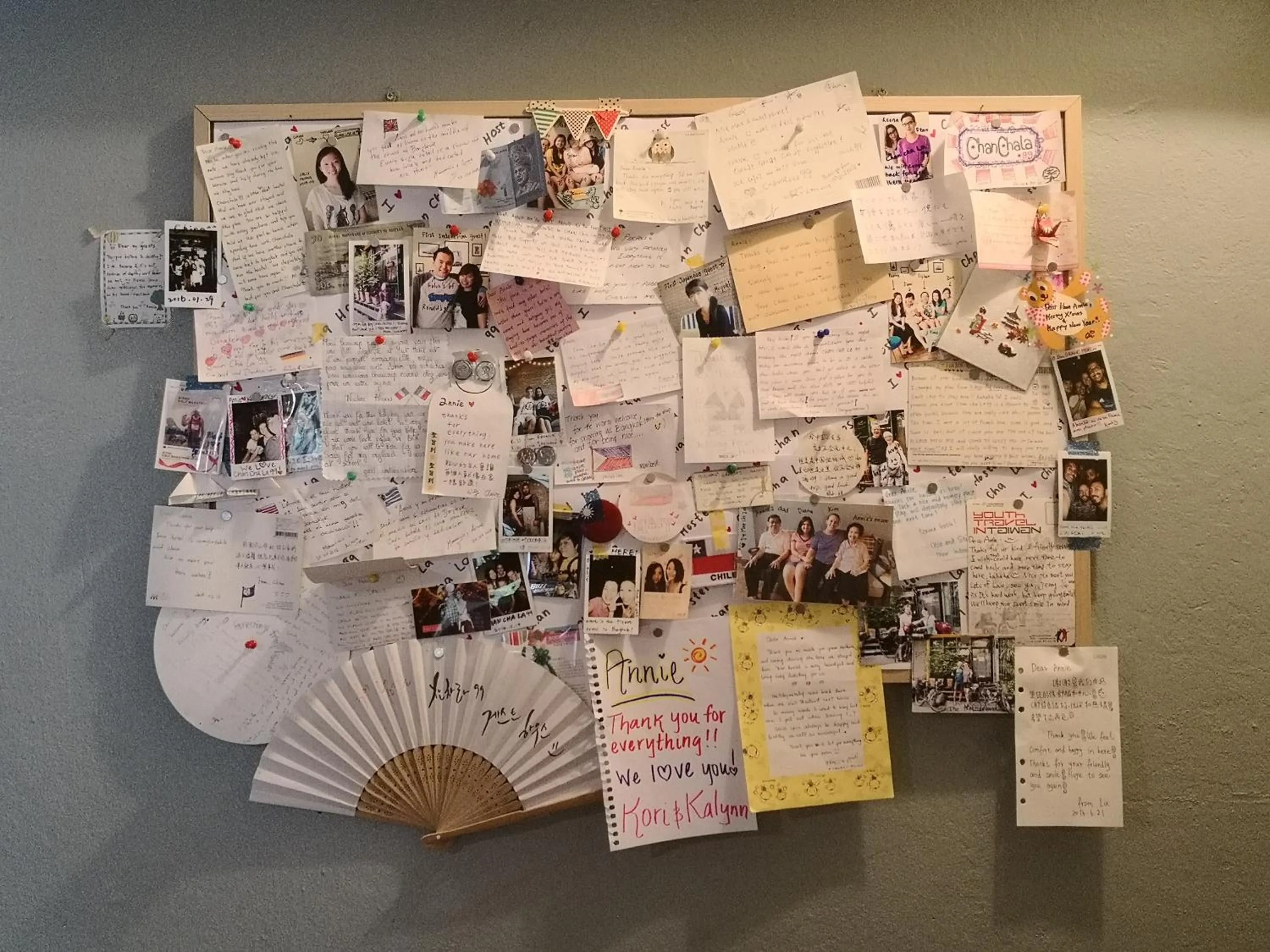 Decorative detail in Chan Cha La 99 Hostel