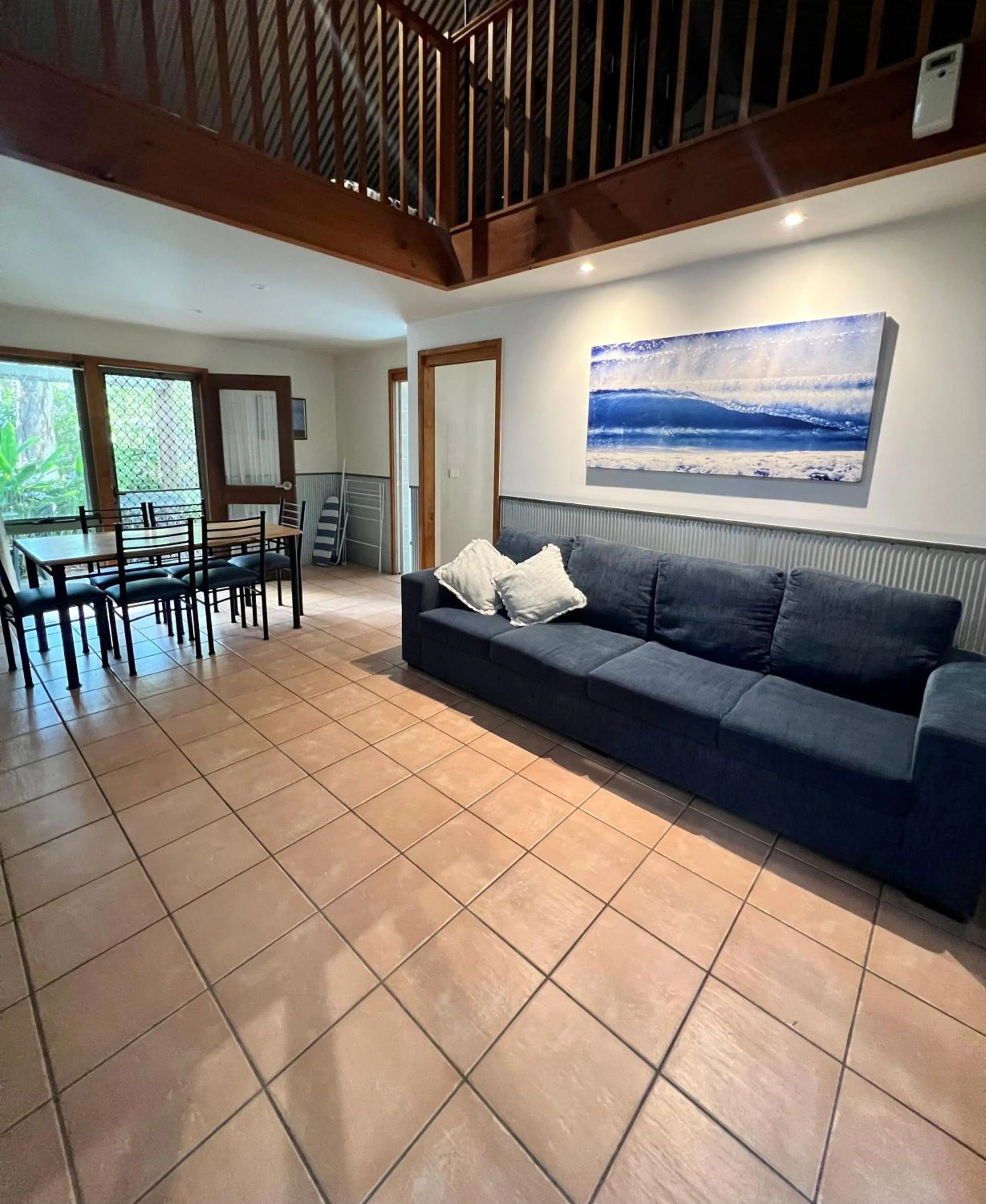 Living room in The Oasis at One Mile Beach