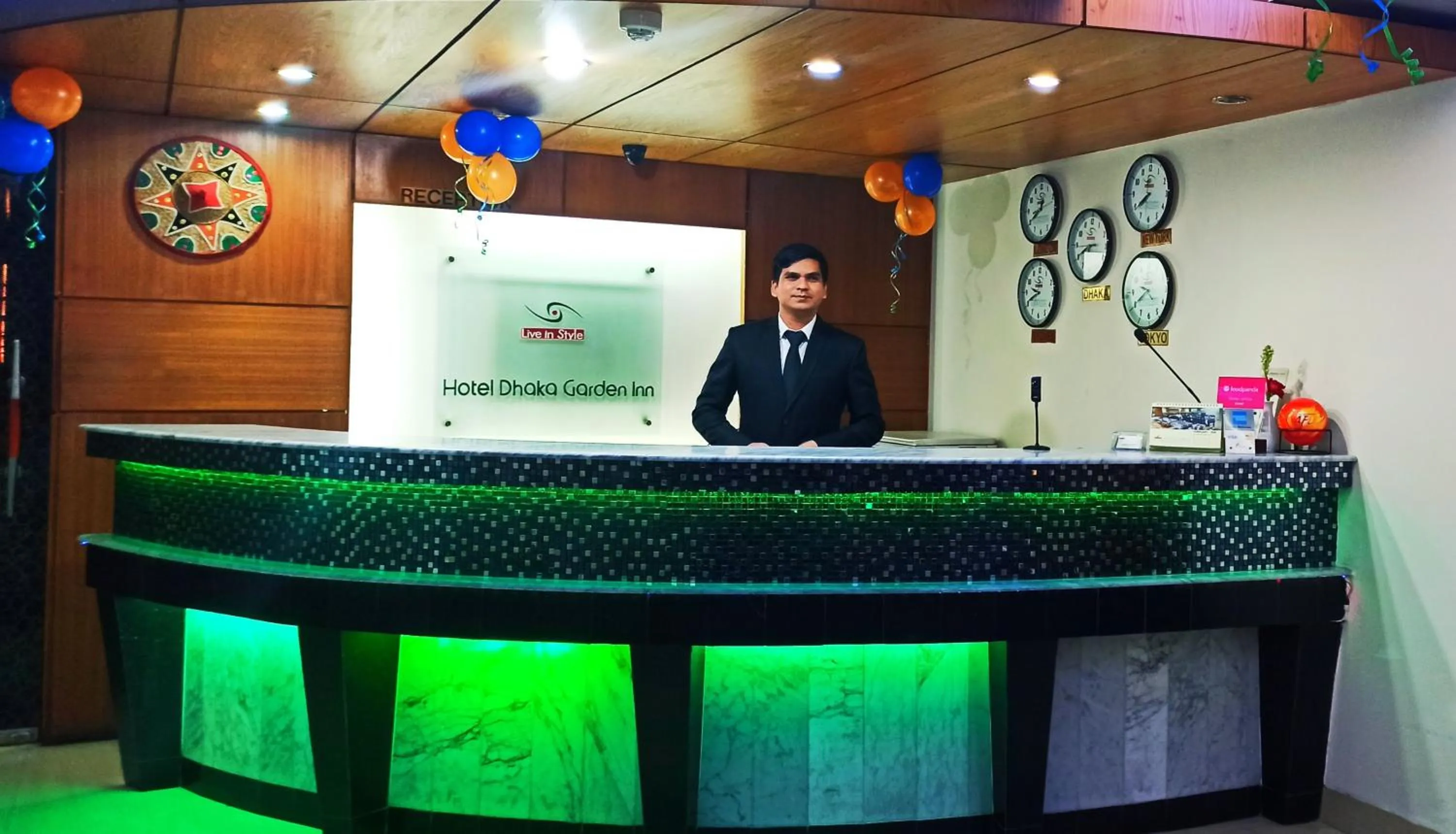 Lobby or reception in Dhaka Golden Inn - Banani'Lakeside