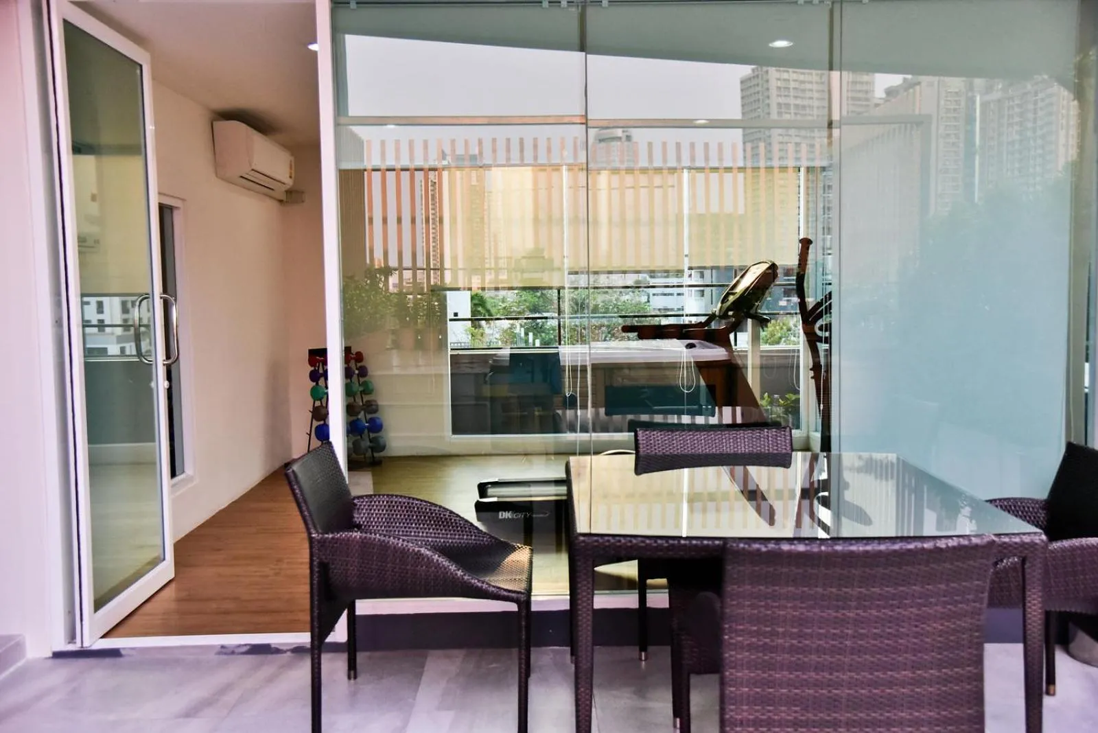 Fitness centre/facilities in The Kaze 34 Hotel and Serviced Residence