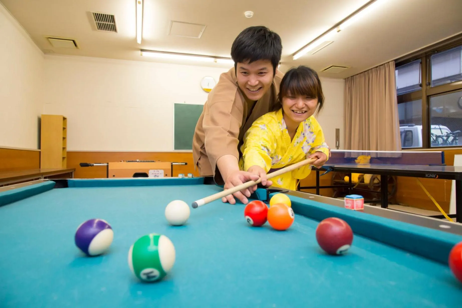 Billiard in Ichirino Kogen Hotel Roan