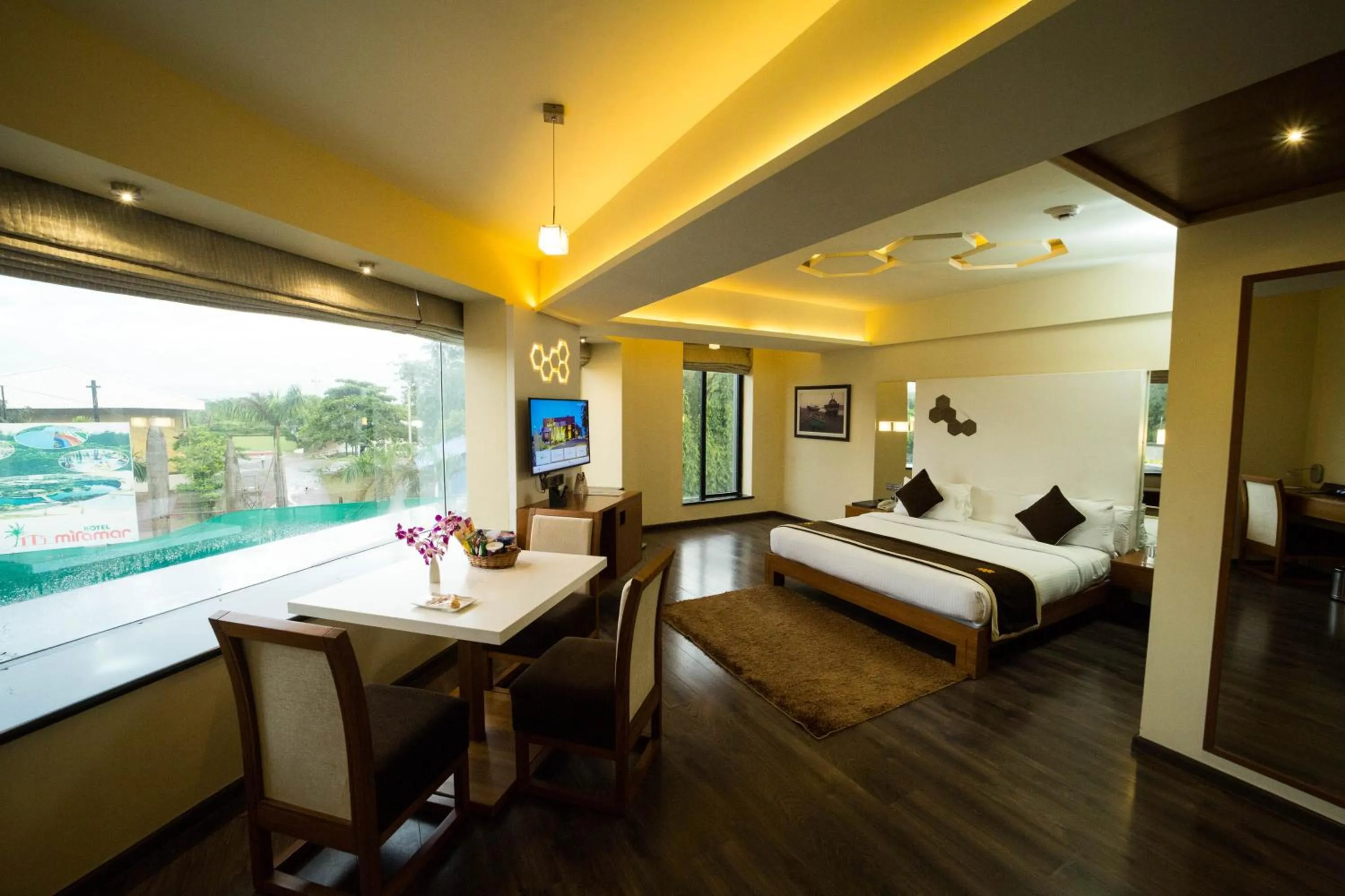 Bed in The Gold Beach Resort