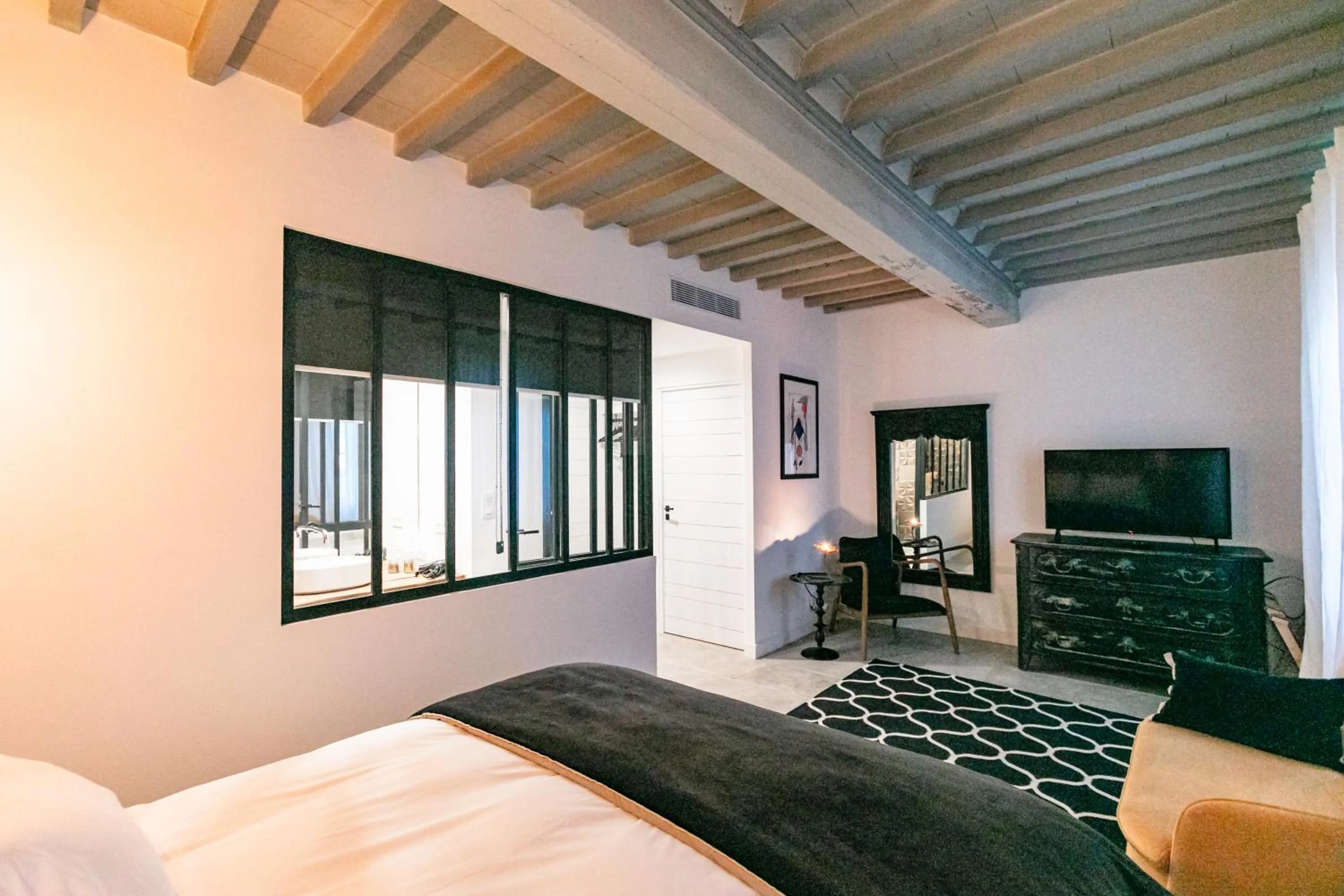 Bedroom, TV/Entertainment Center in Gabrielle Jeanne