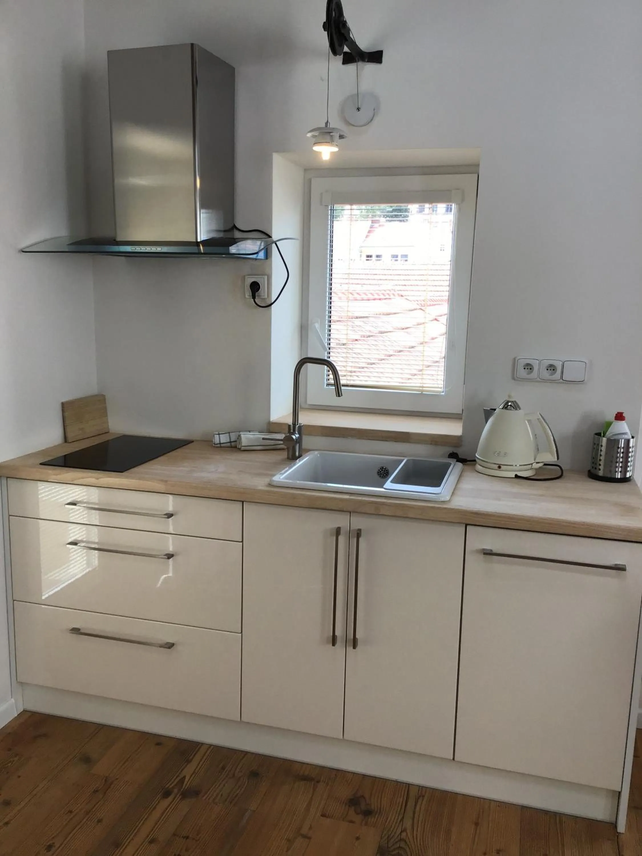 Kitchen or kitchenette in Apartmány Sebastian