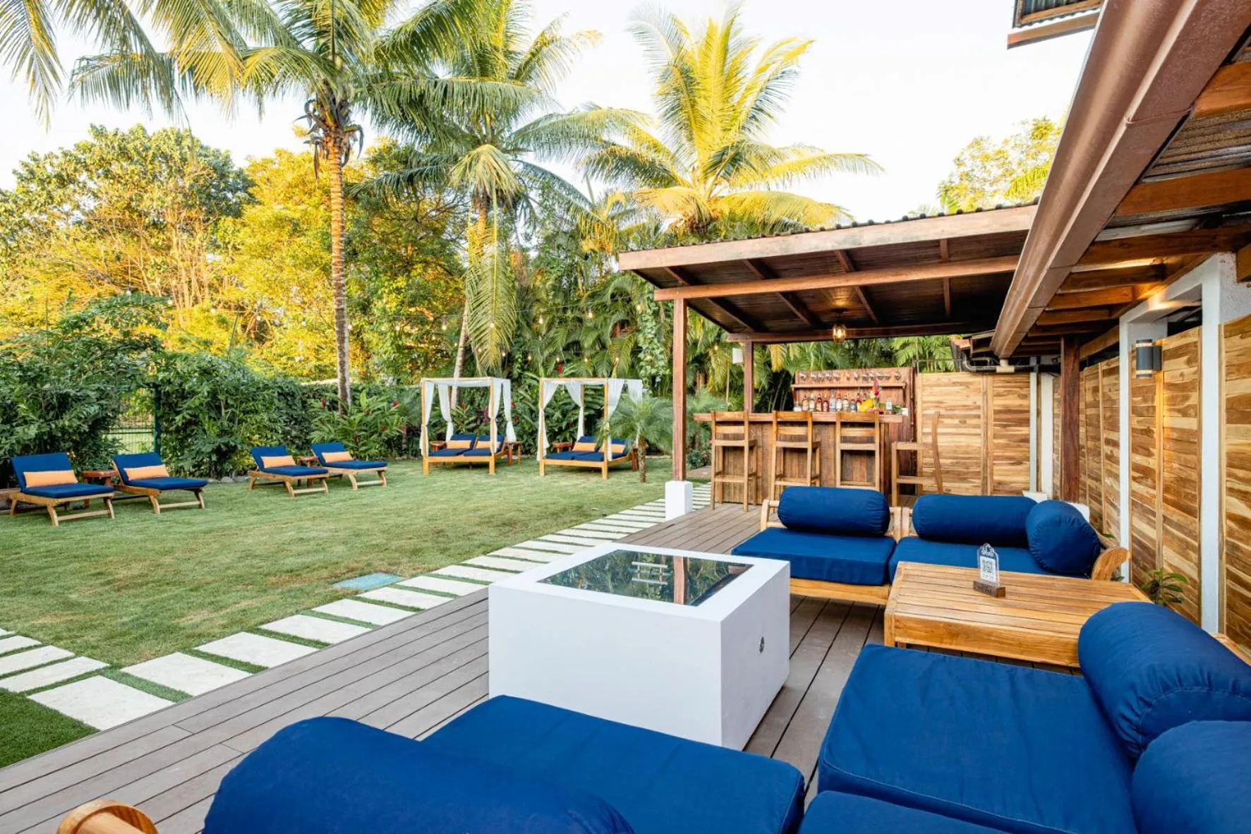 Property building in Cafe Playa Negra Hotel