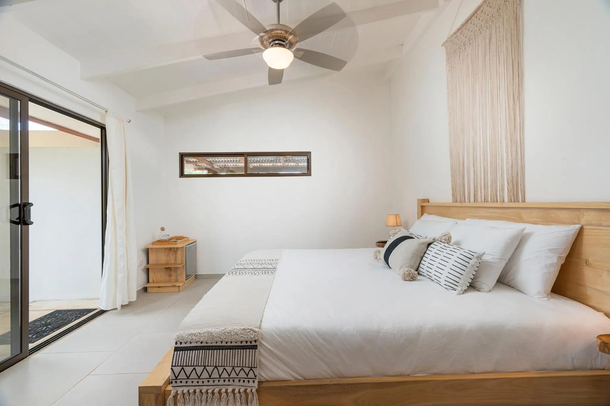 Bed in Cafe Playa Negra Hotel