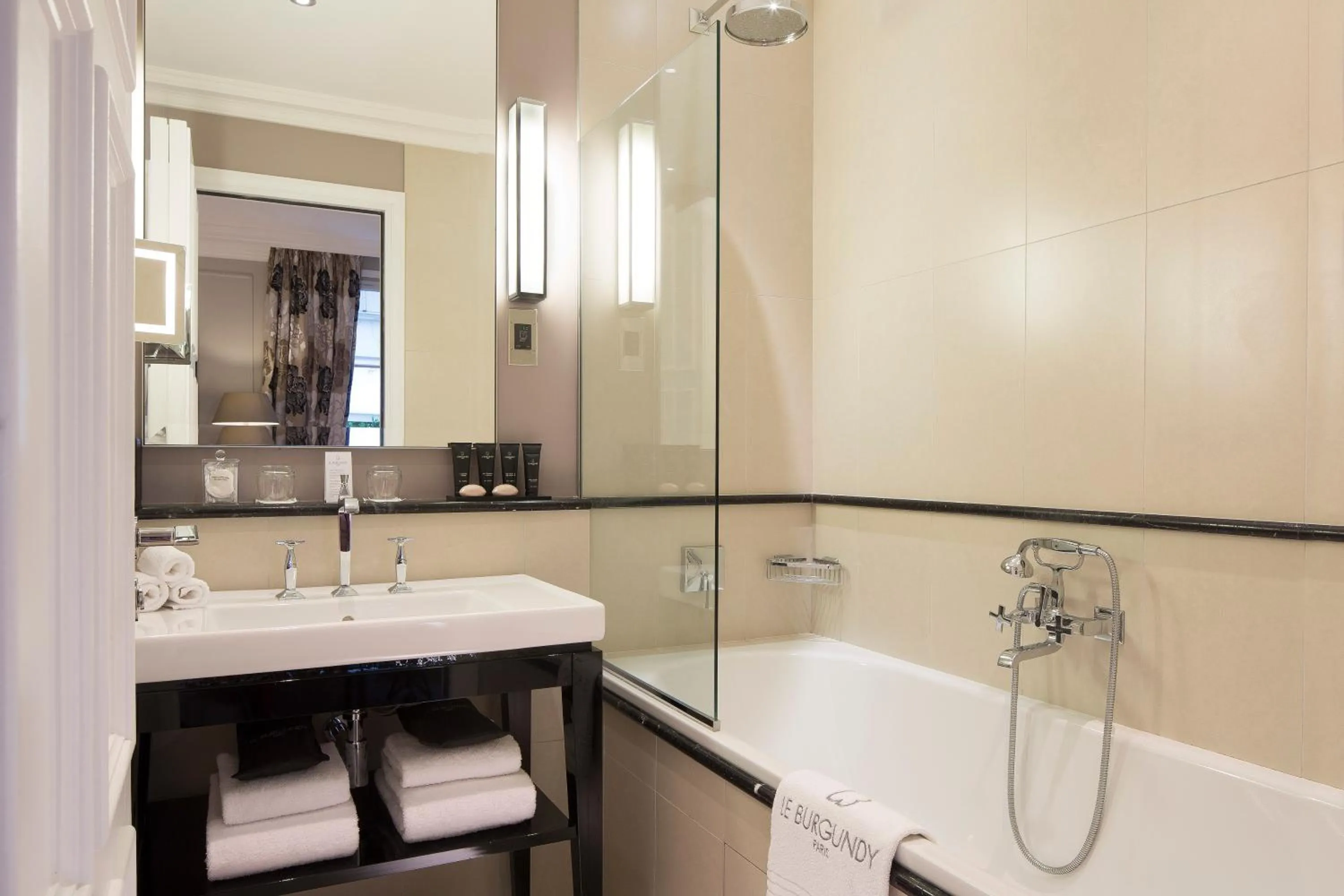 Bathroom in Le Burgundy Paris