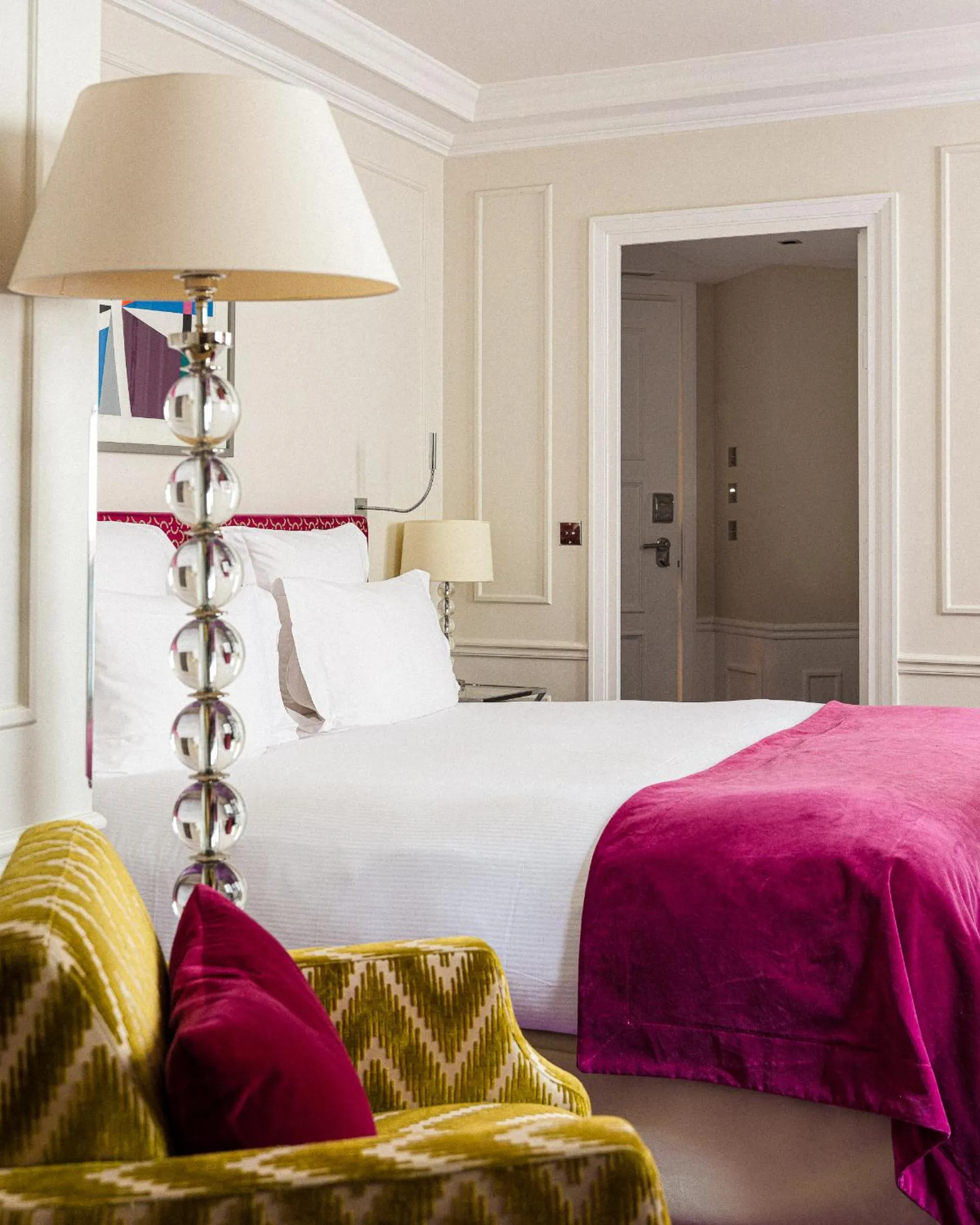 Bed in Le Burgundy Paris