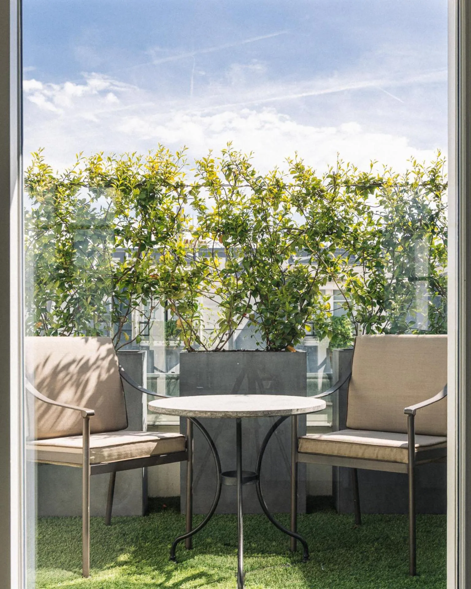 Balcony/Terrace in Le Burgundy Paris