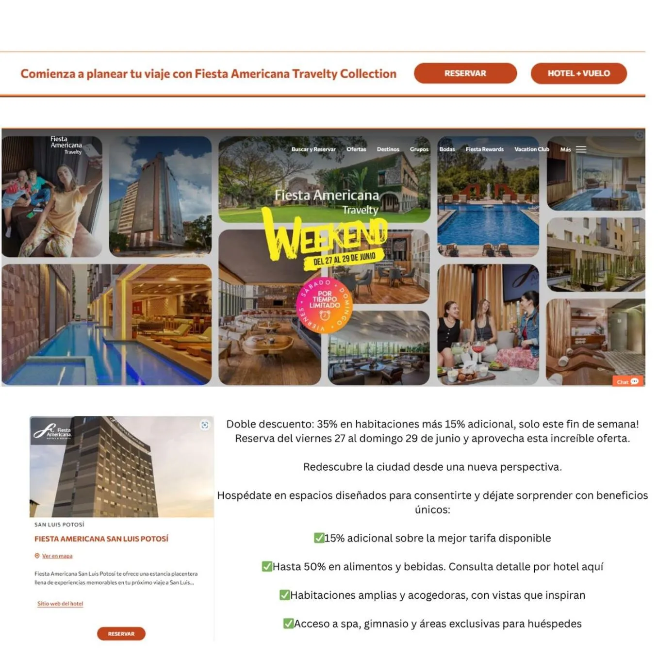 Bird's eye view in Fiesta Americana San Luis Potosi