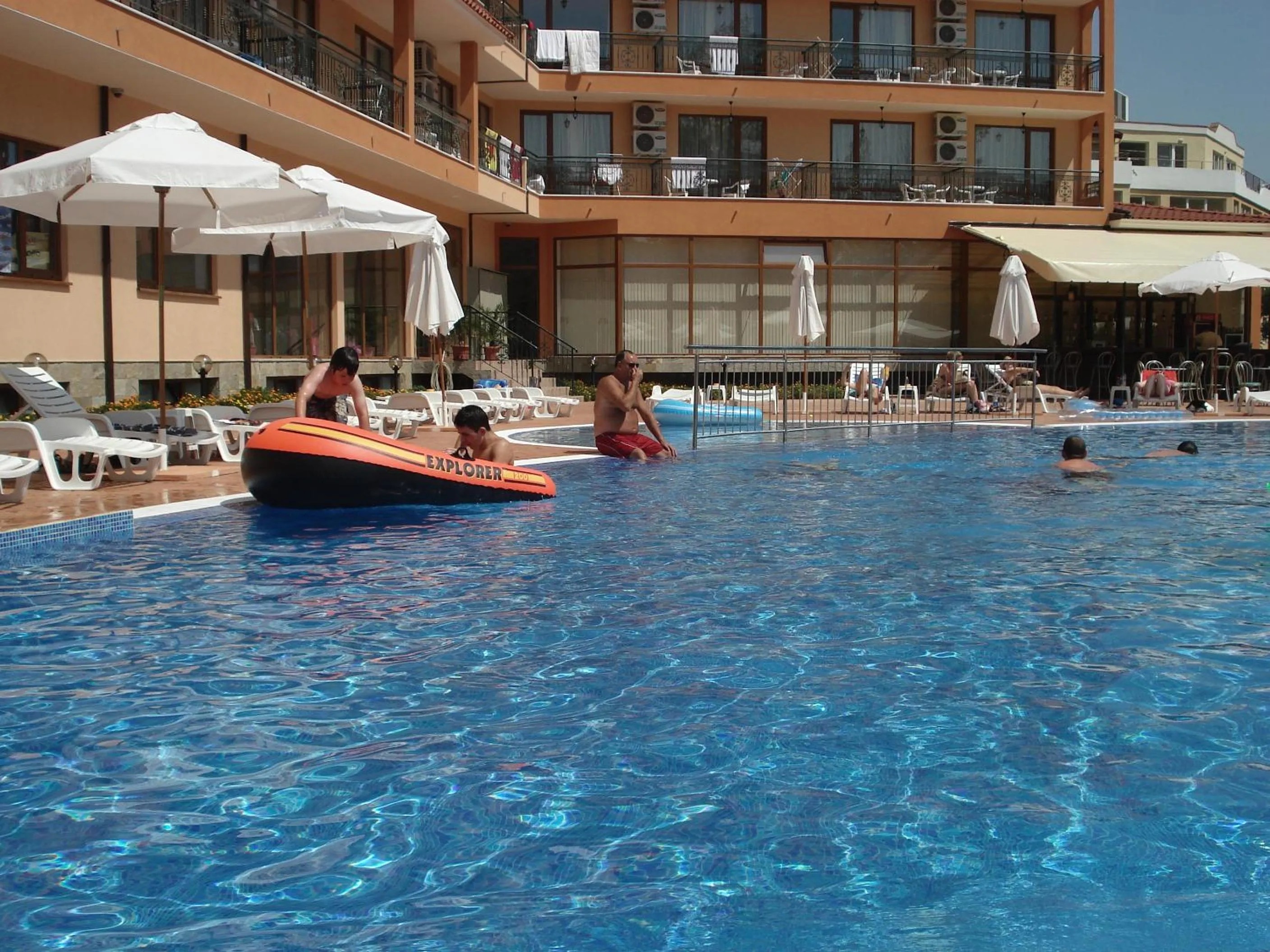 Swimming pool in Apart Hotel Happy