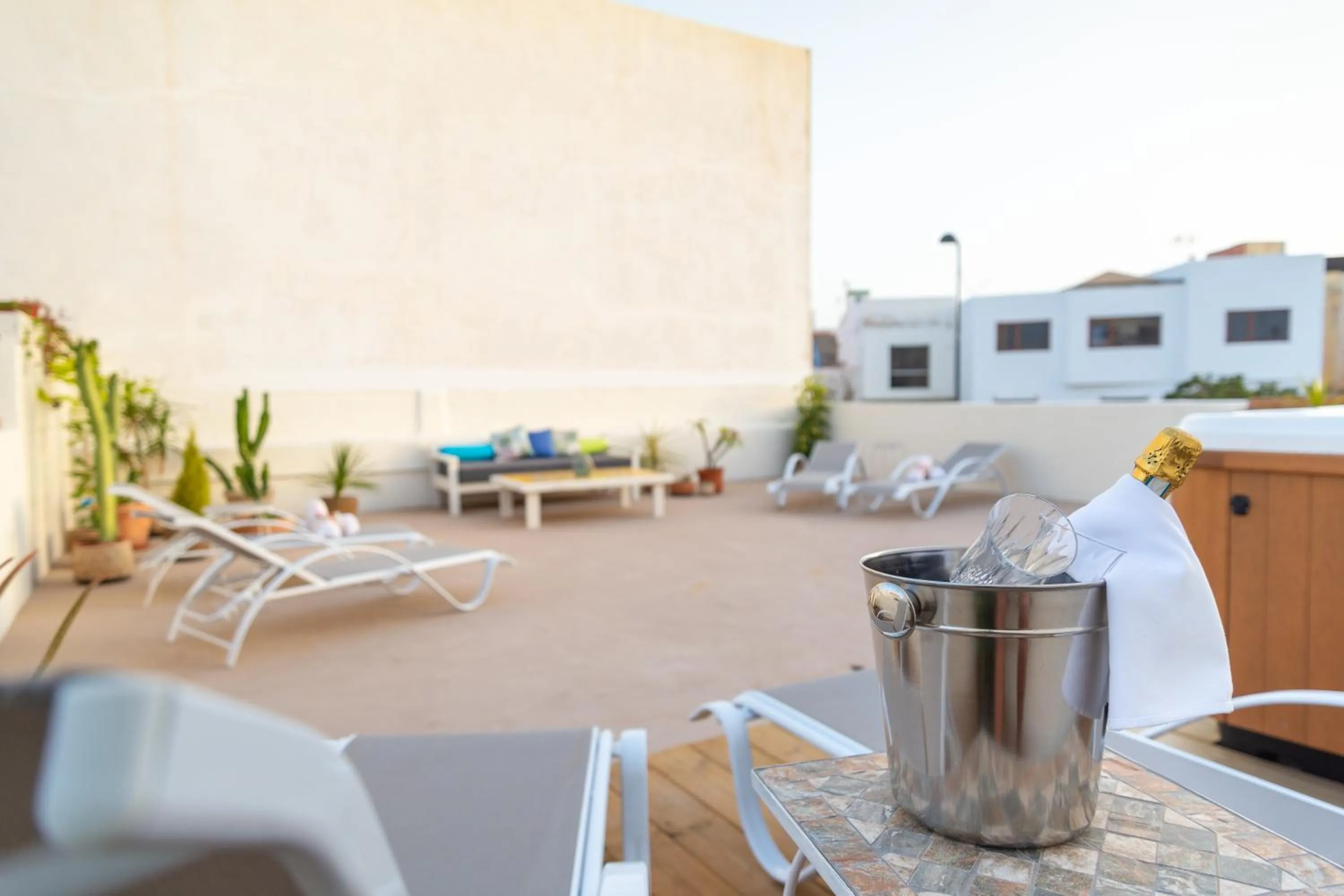 Balcony/Terrace in El Hotelito del Cotillo - Adults Only