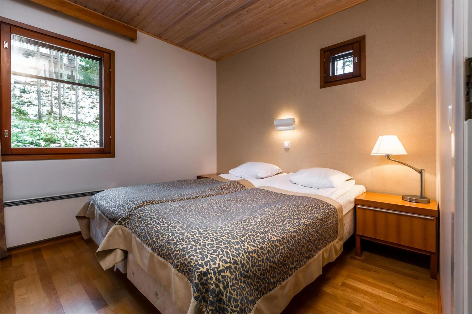 Bedroom, Bed in Imatran Kylpylä Spa Apartments