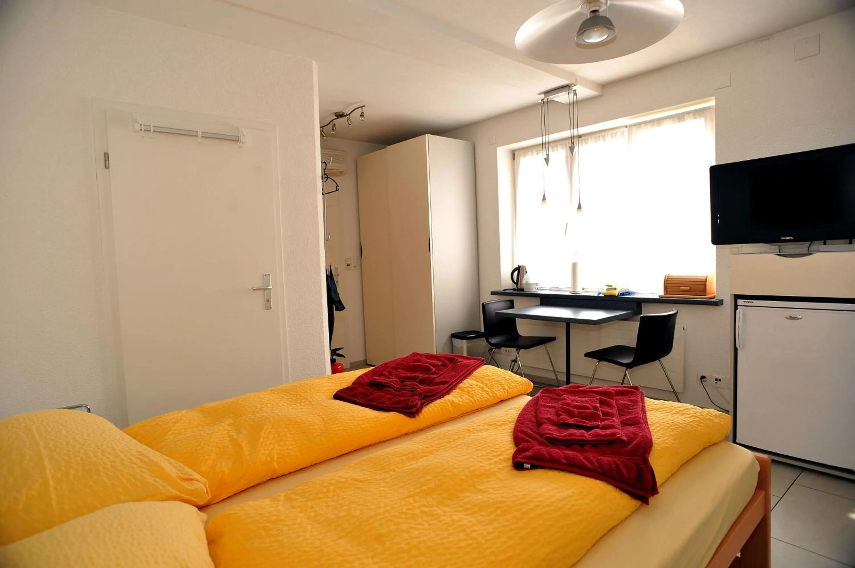 Bed in Niros Bed & Breakfast