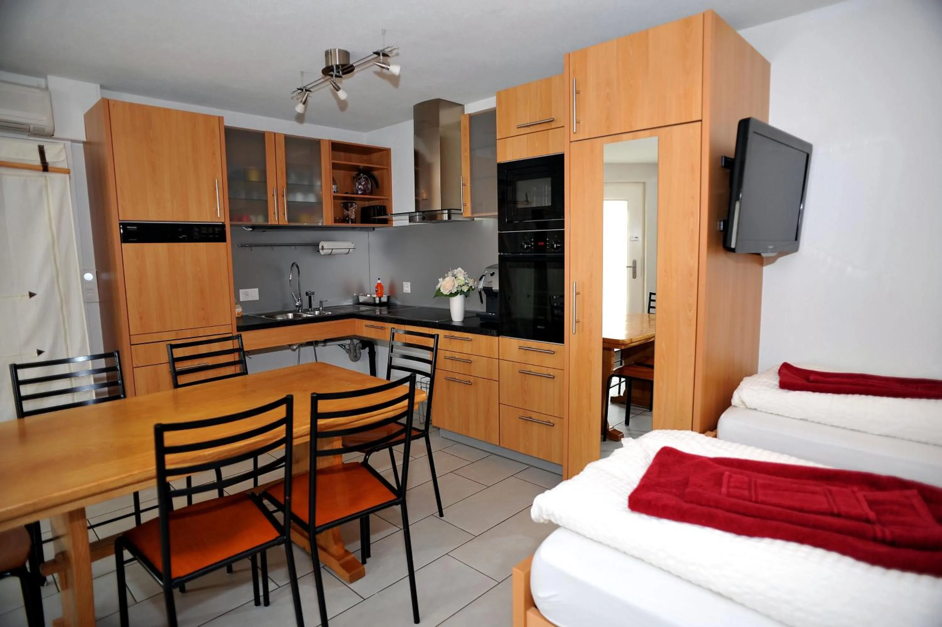 Bed in Niros Bed & Breakfast