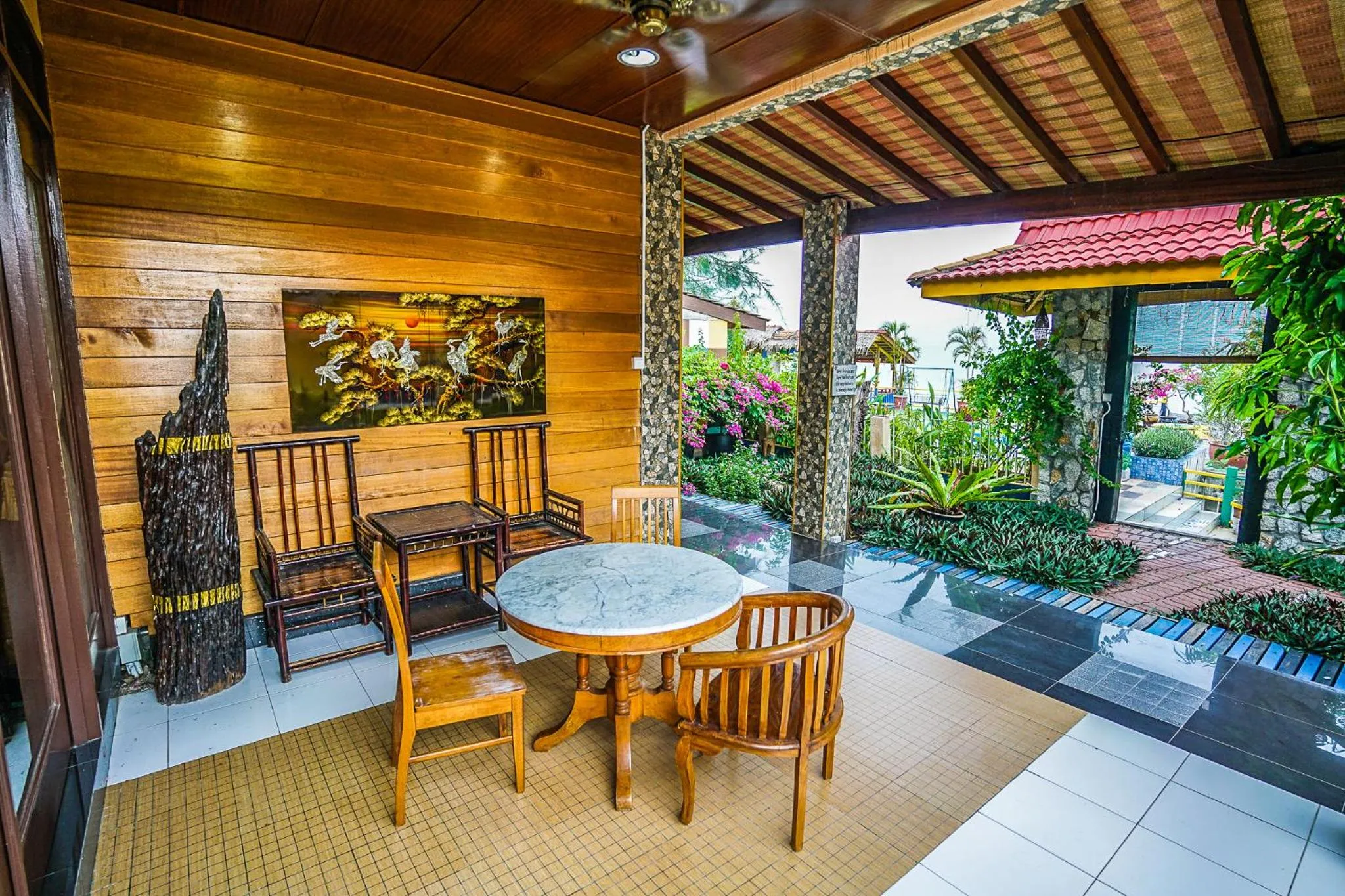 Patio in Lost Paradise Resort