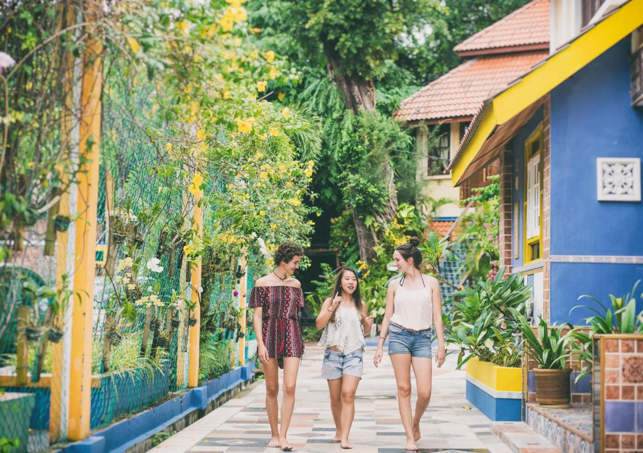 People in Lost Paradise Resort