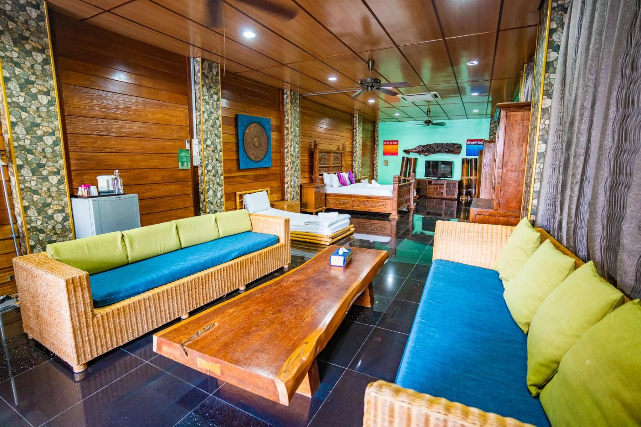 Living room in Lost Paradise Resort