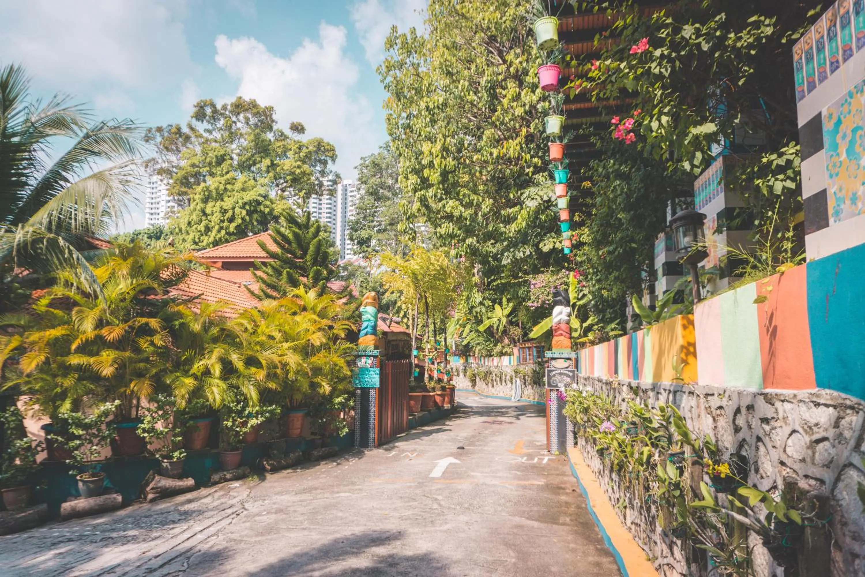 Garden in Lost Paradise Resort