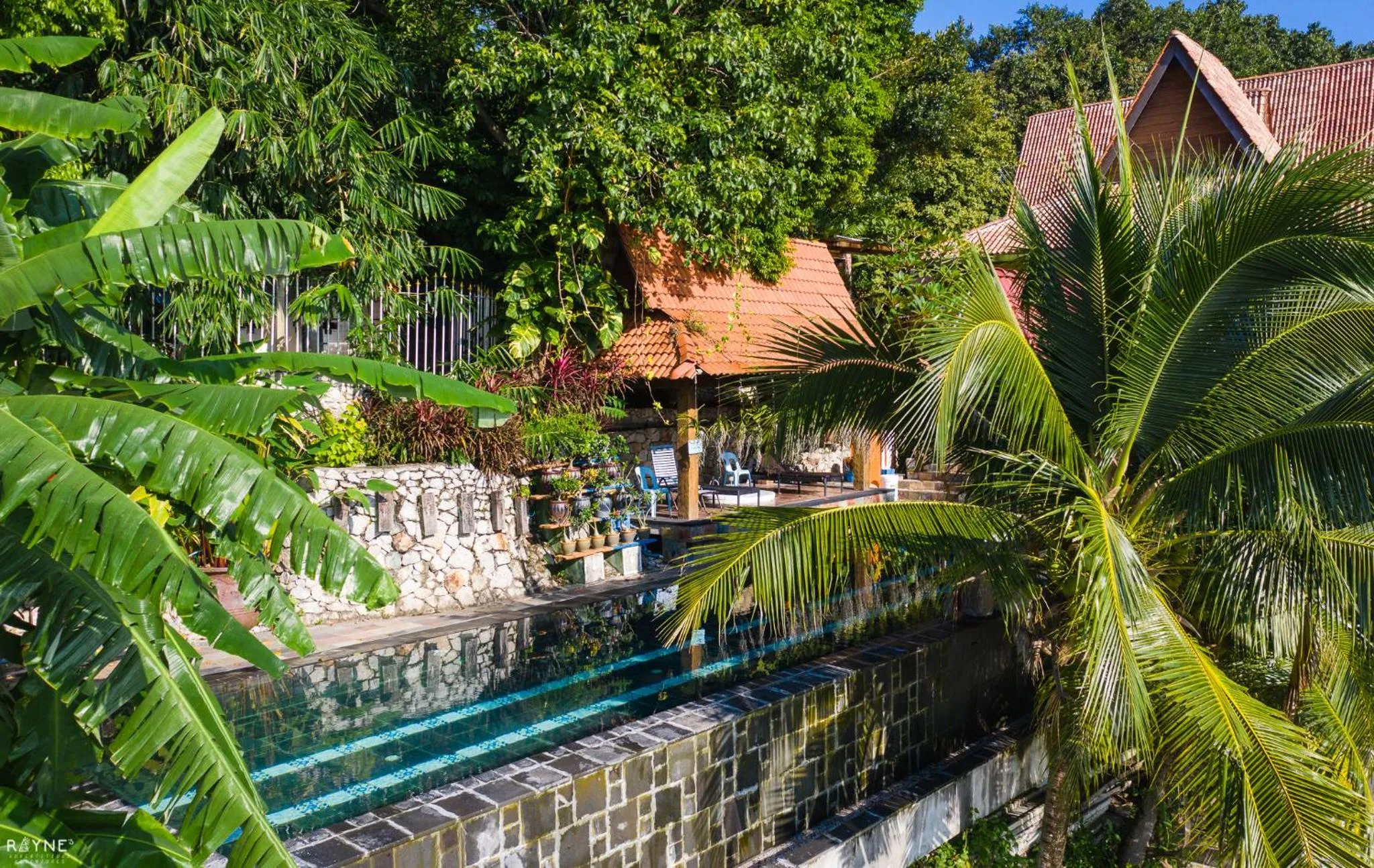 Pool view in Lost Paradise Resort