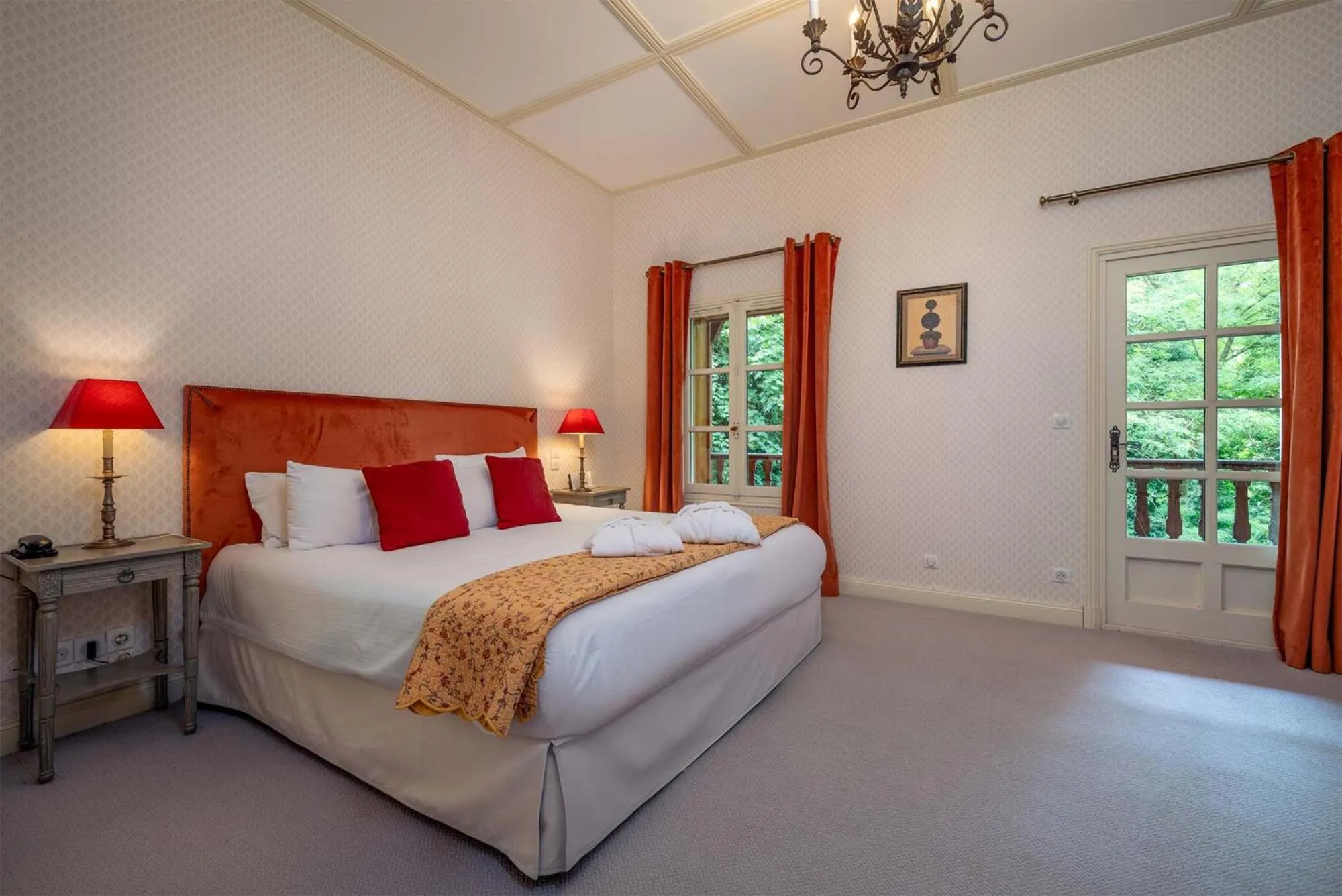 Bed in Château de Candie