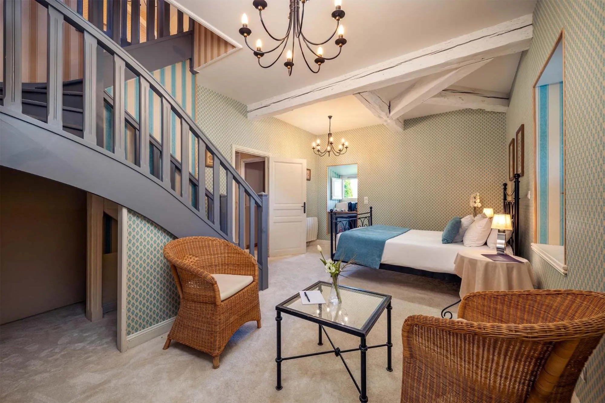 Bed in Château de Candie