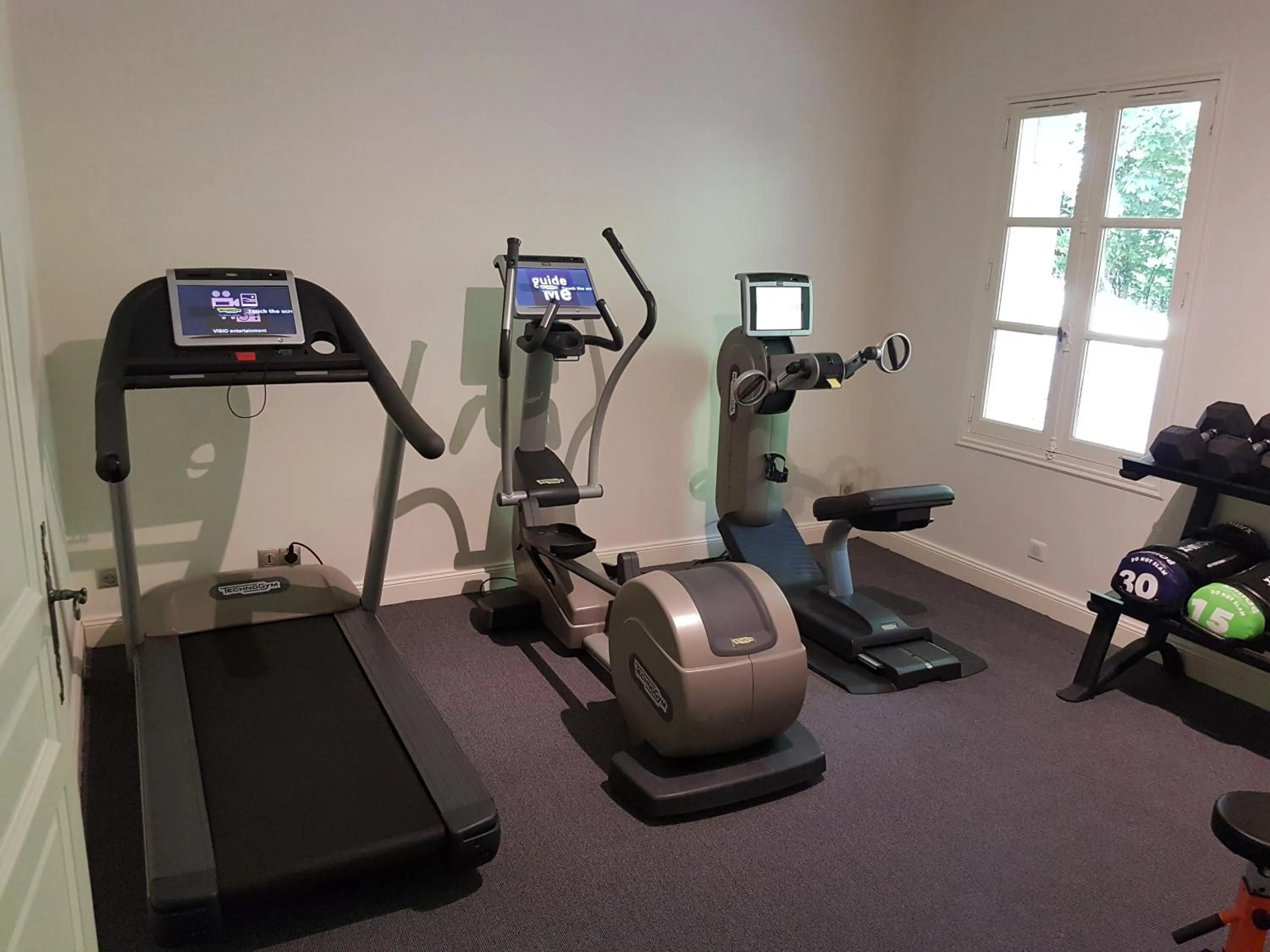 Fitness centre/facilities in Château de Candie
