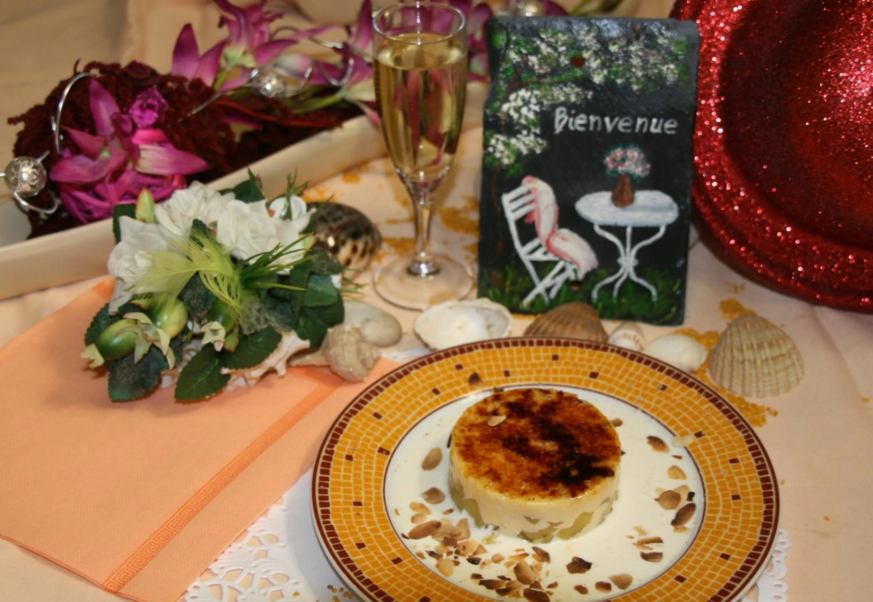 Food close-up in Restaurant & Chambres d'Hôtes L'Eau Vive