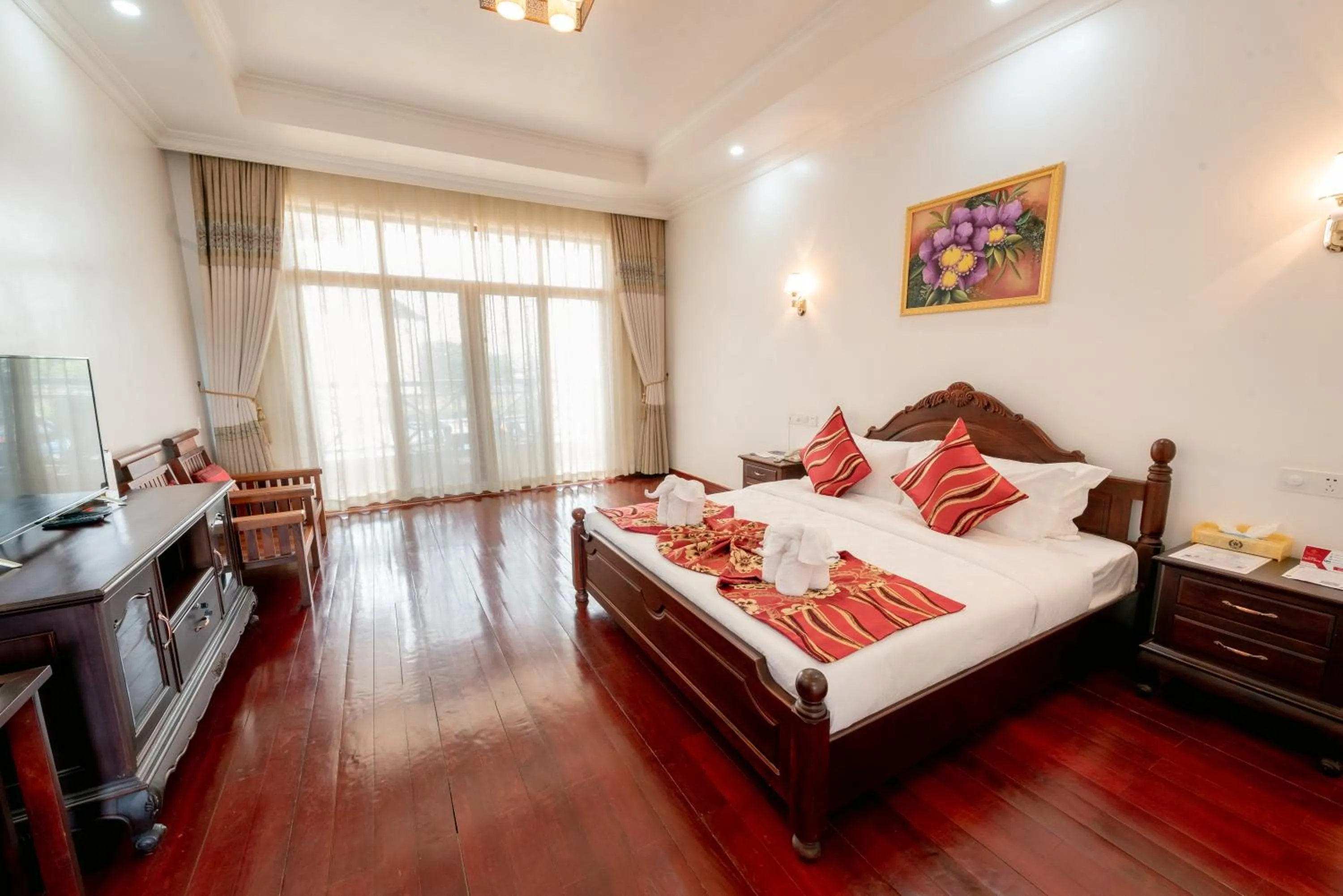 Bed in 36Manor International Sport Hotel