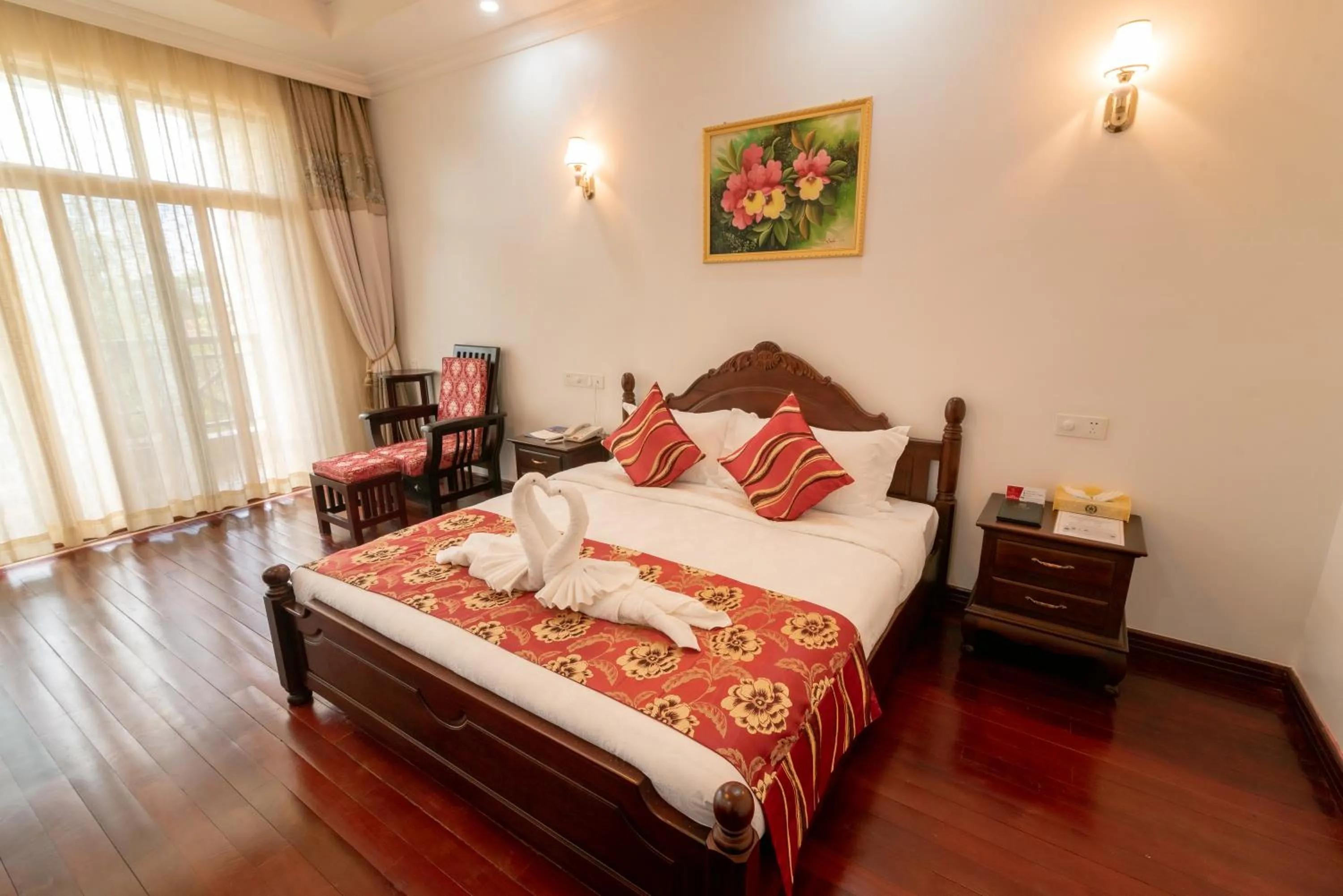 Bed in 36Manor International Sport Hotel