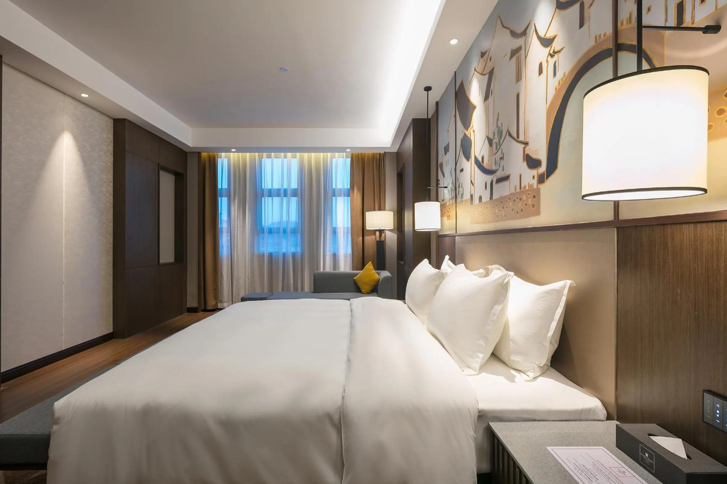 Bed in Millennium Resort Wuyishan