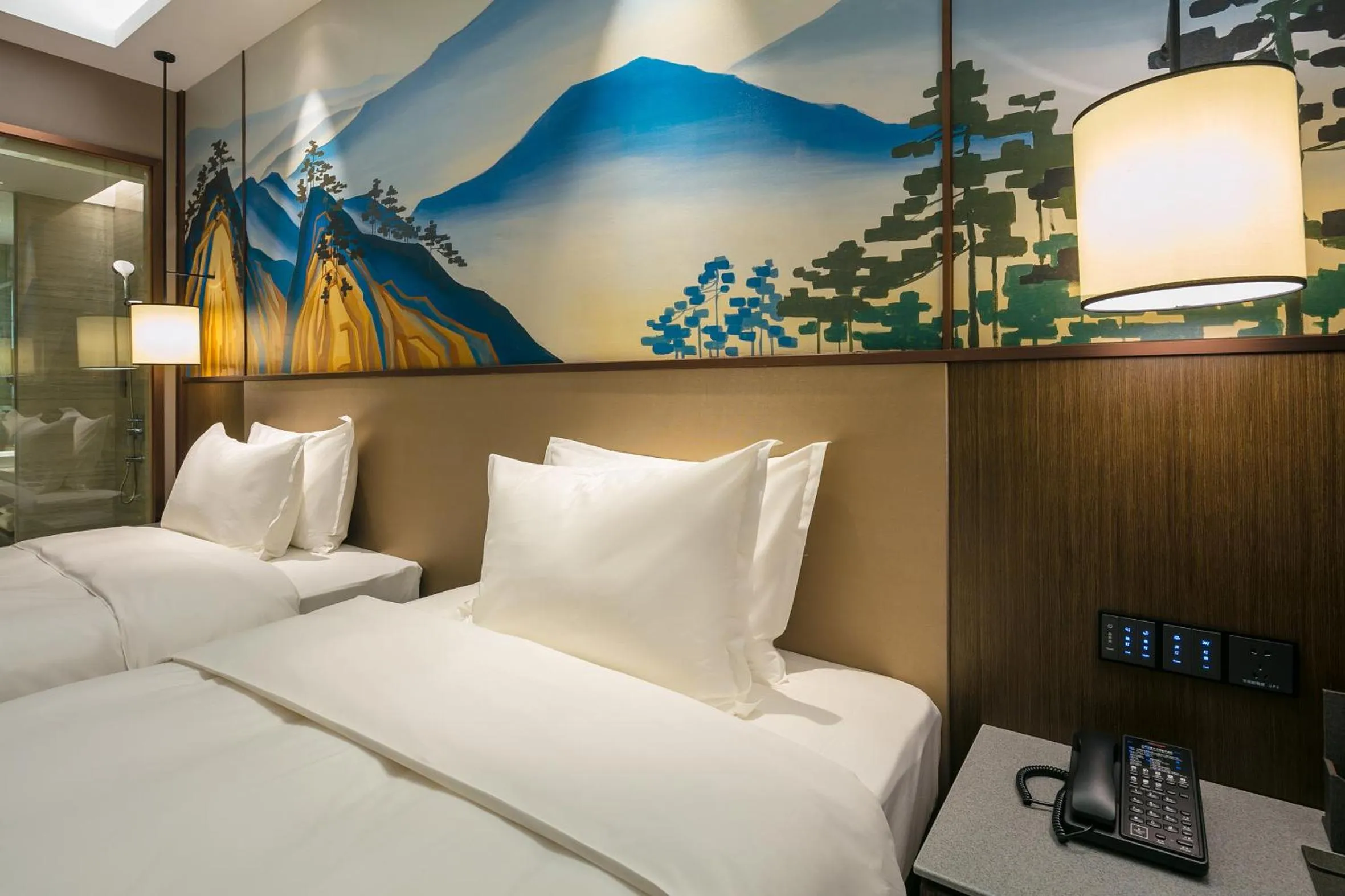 Bed in Millennium Resort Wuyishan