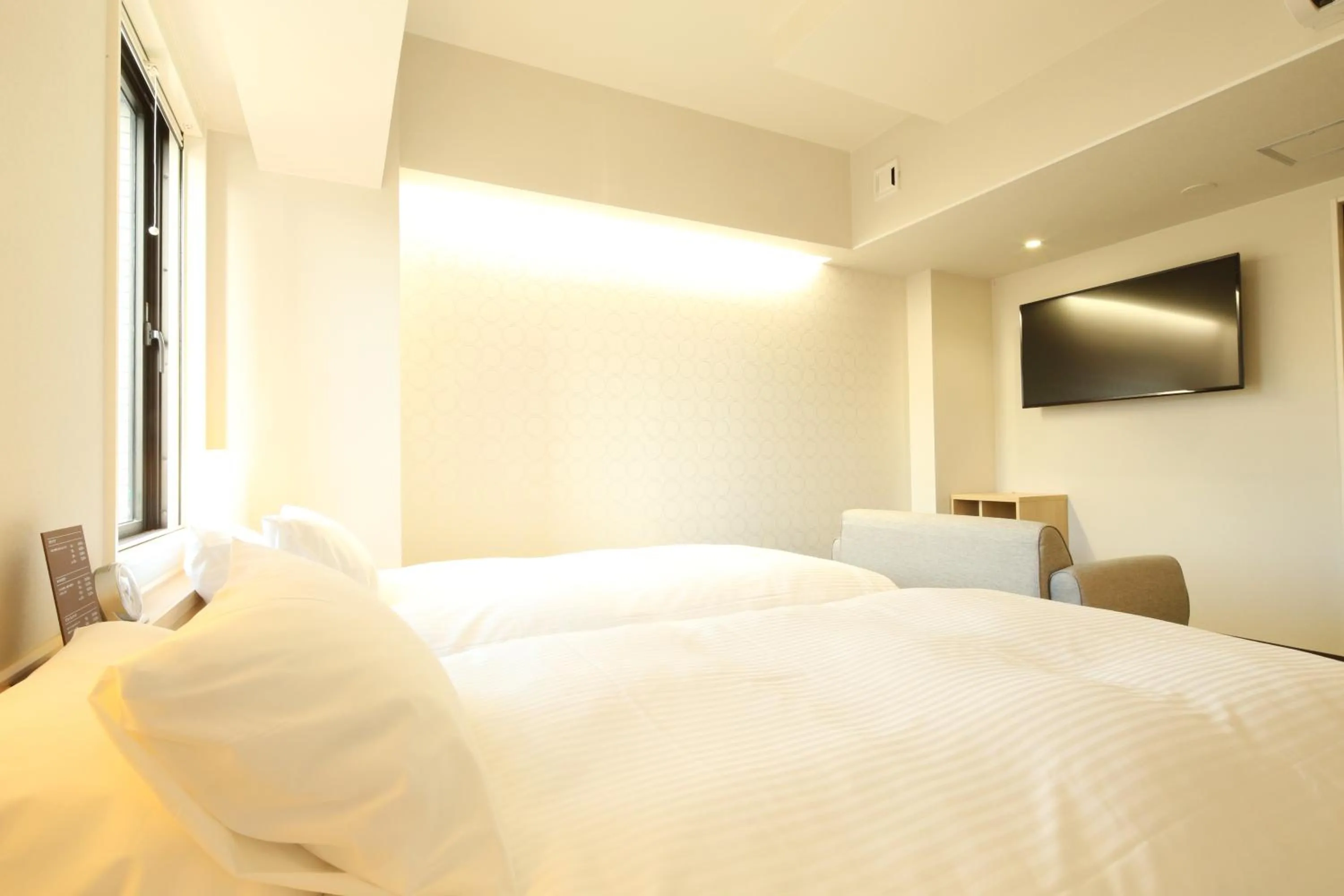 Photo of the whole room, Bed in AB Hotel Yukuhashi