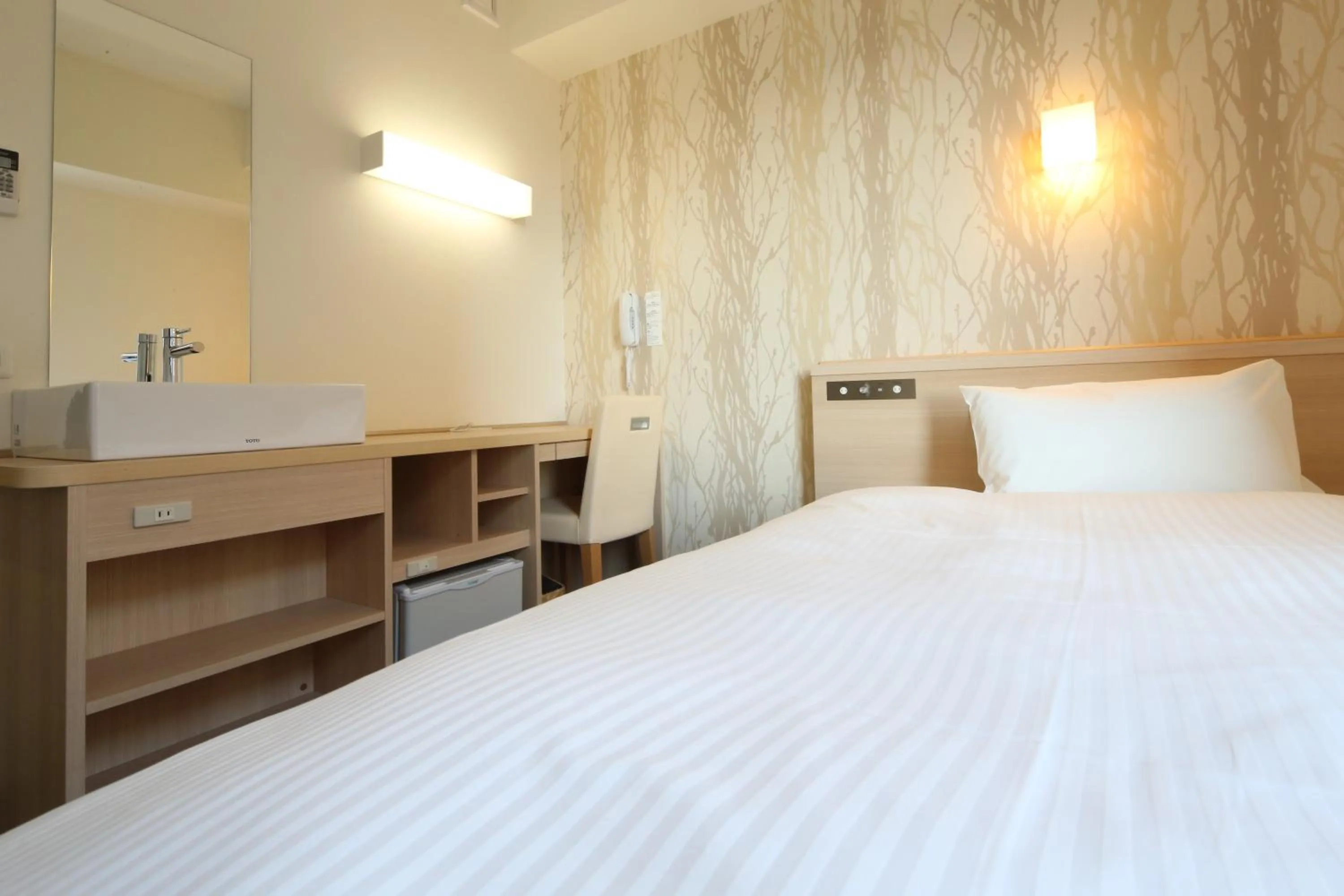 Photo of the whole room, Bed in AB Hotel Yukuhashi