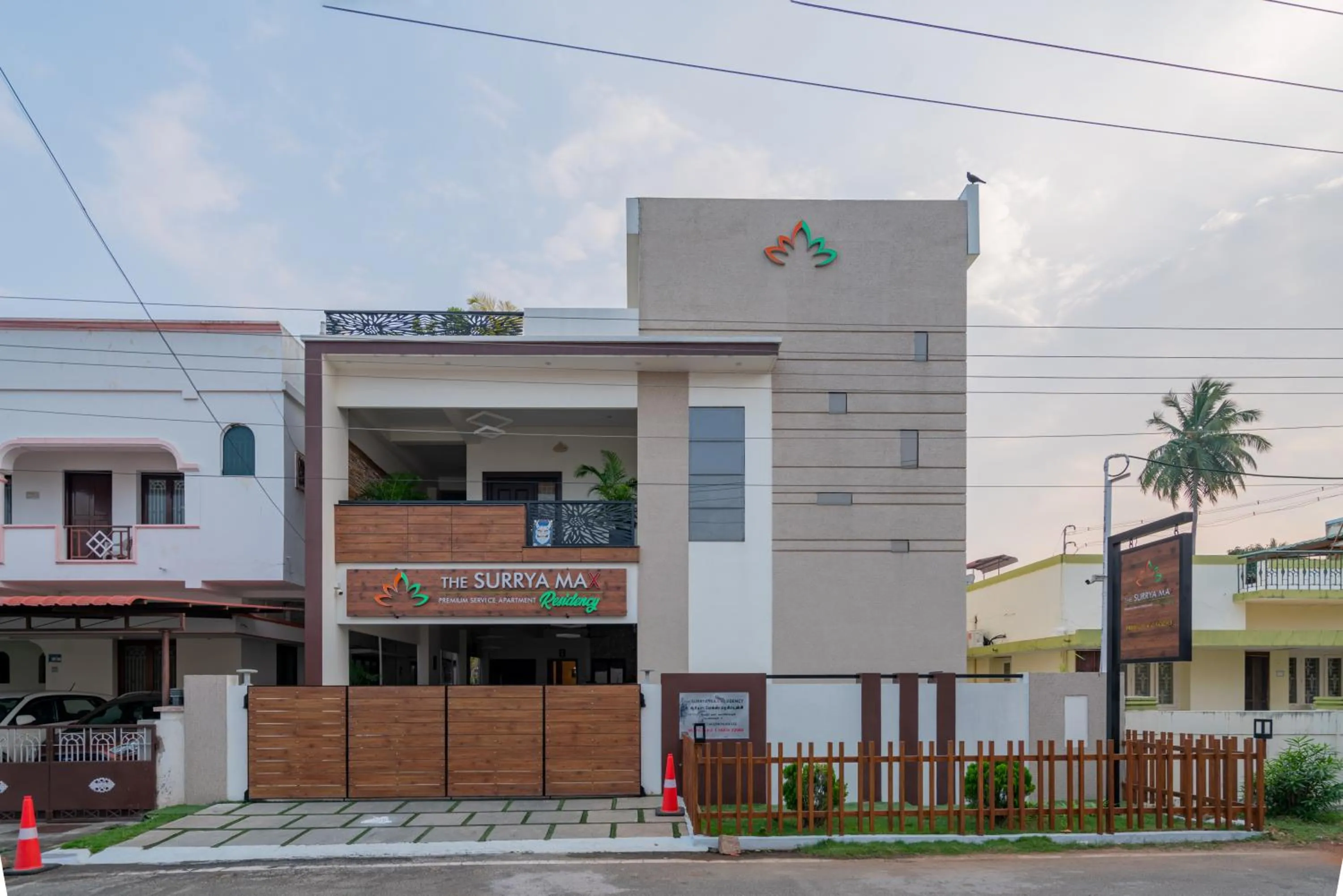 Facade/entrance in THE SURRYA MAX RESIDENCY