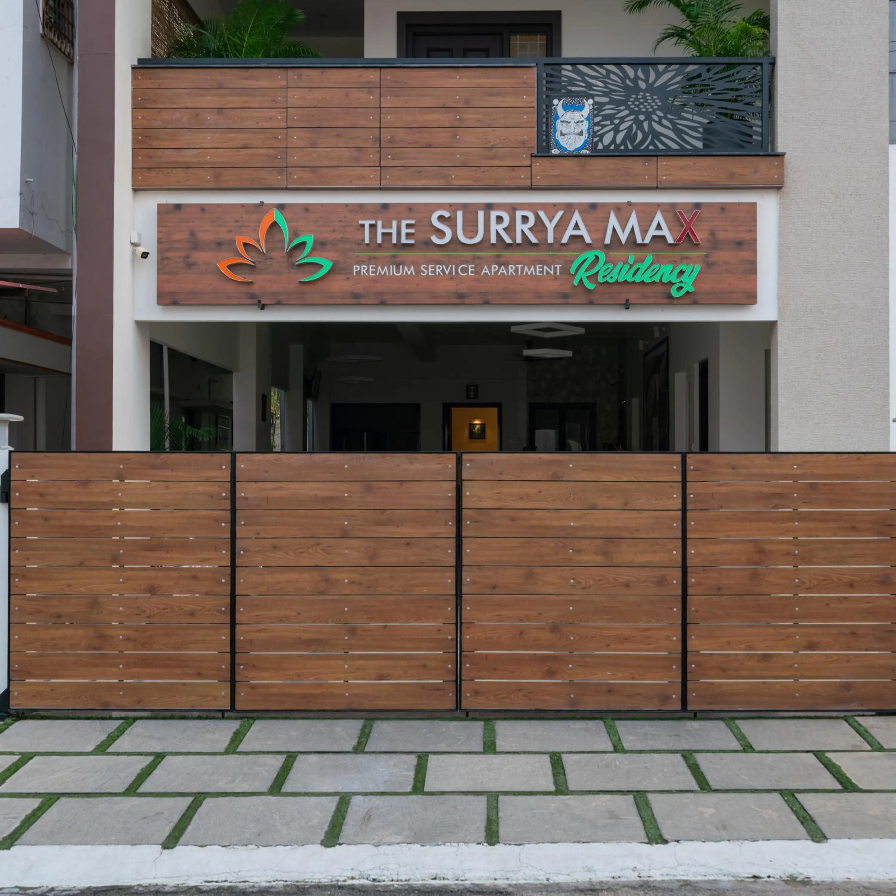 Facade/entrance in THE SURRYA MAX RESIDENCY