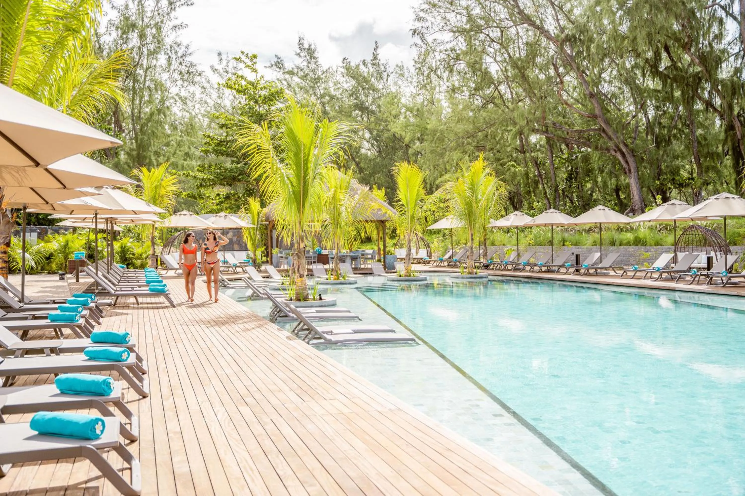 Swimming pool in Anantara Iko Mauritius Resort & Villas