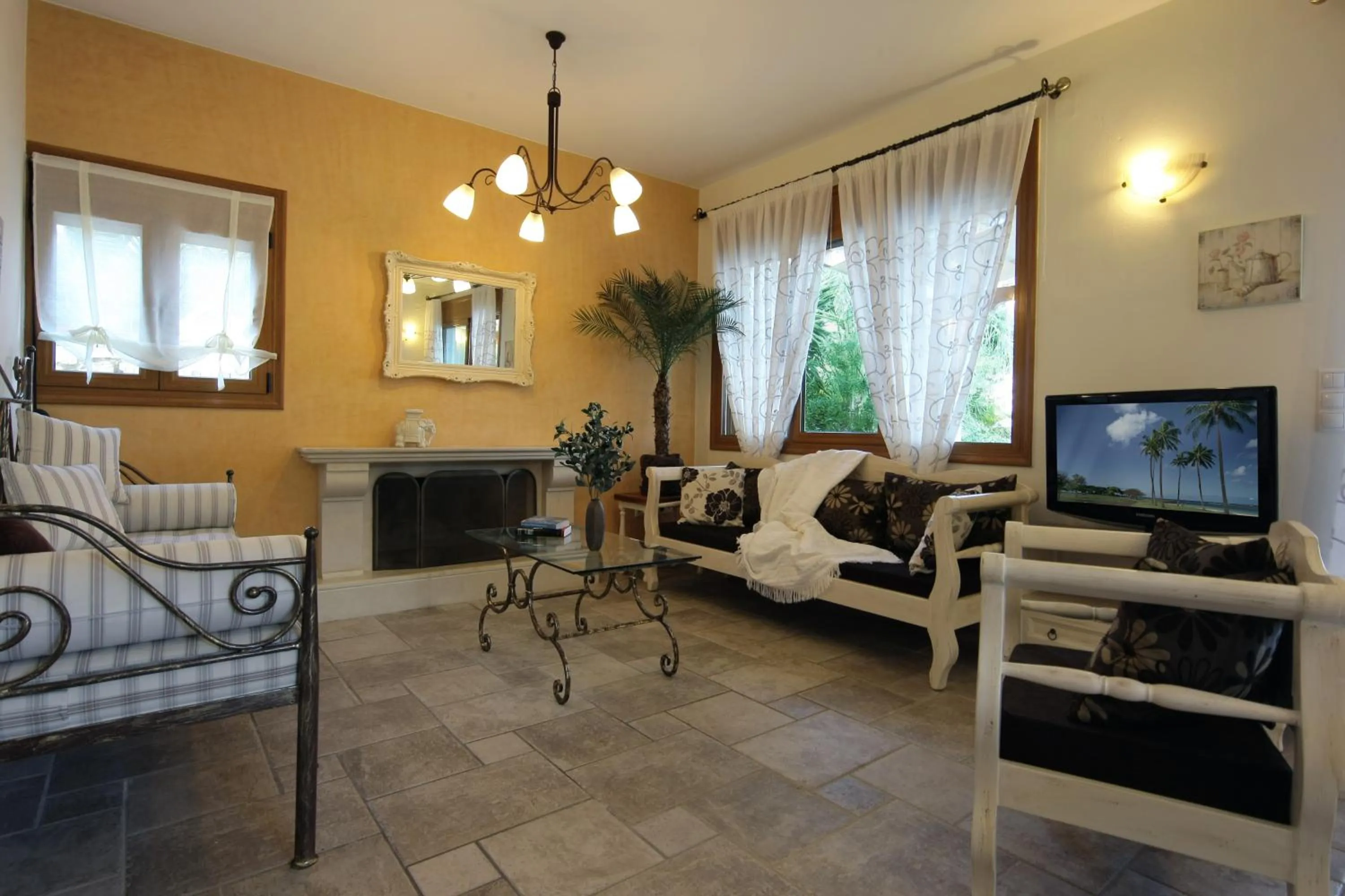 Living room in Pandora Villas