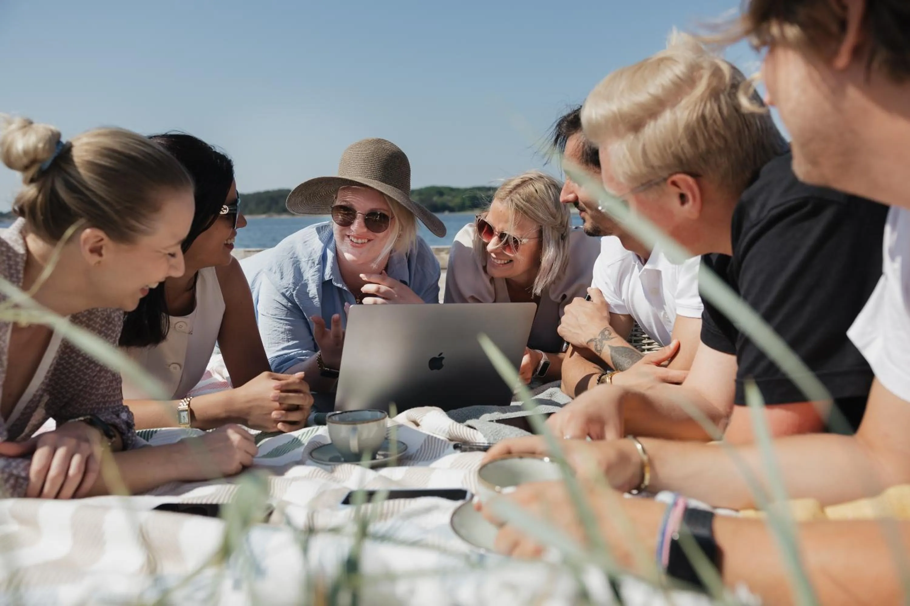 group of guests in Tanumstrand SPA & Resort Stugor