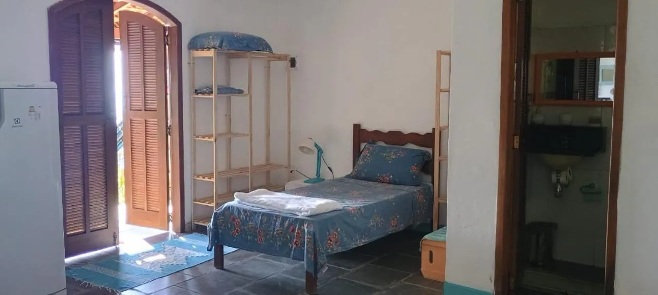 Bed in Pousada Mar de Sonhos