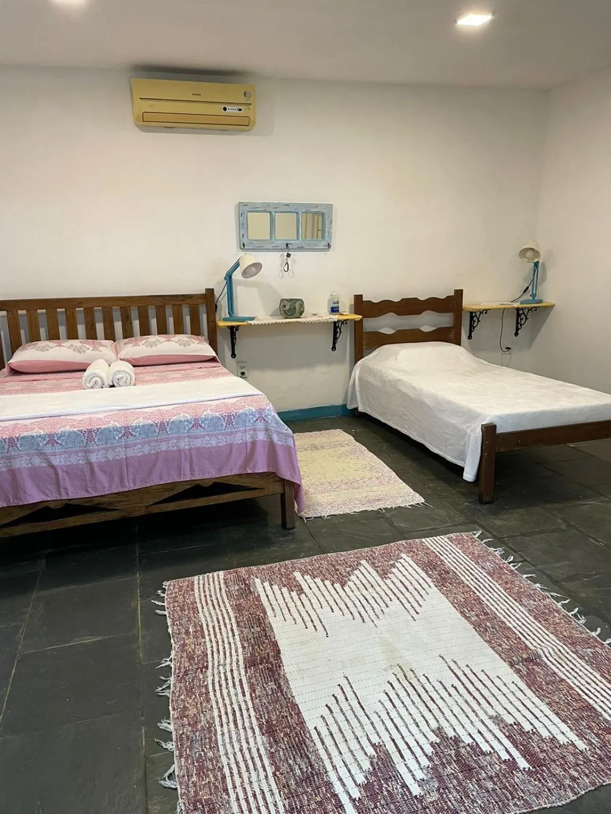 Bed in Pousada Mar de Sonhos