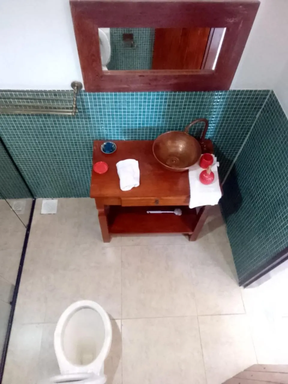 Toilet in Pousada Mar de Sonhos
