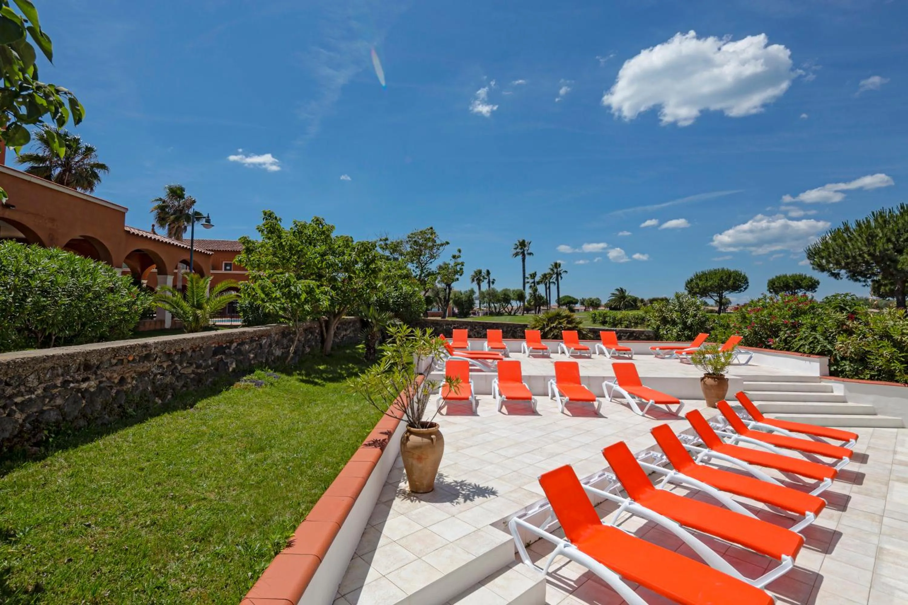 Balcony/Terrace in Vacancéole - Résidence Le Palmyra Golf