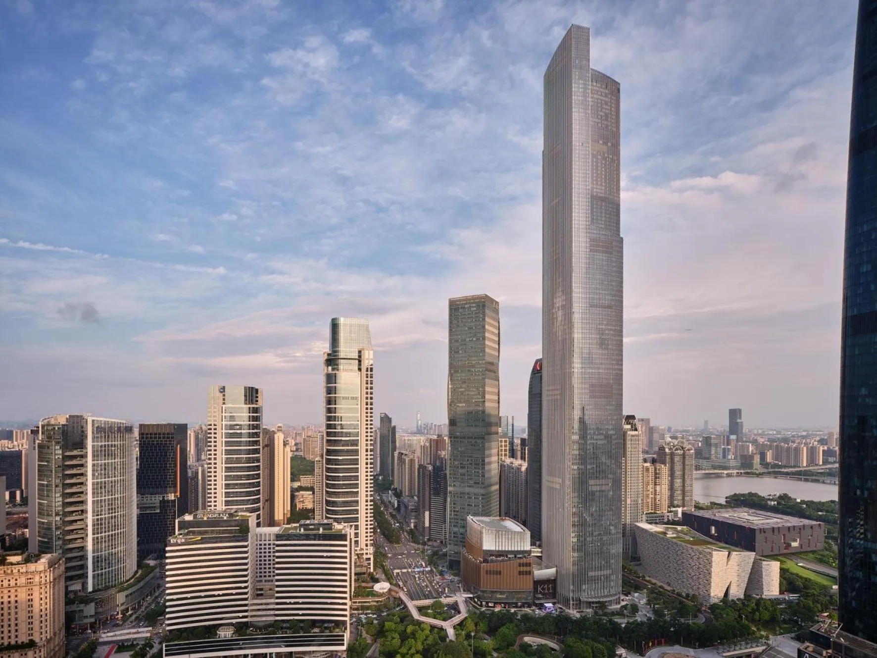 City view in Rosewood Guangzhou, enjoy free shuttle bus service between the hotel and the Canton Fair Complex during the Canton Fair